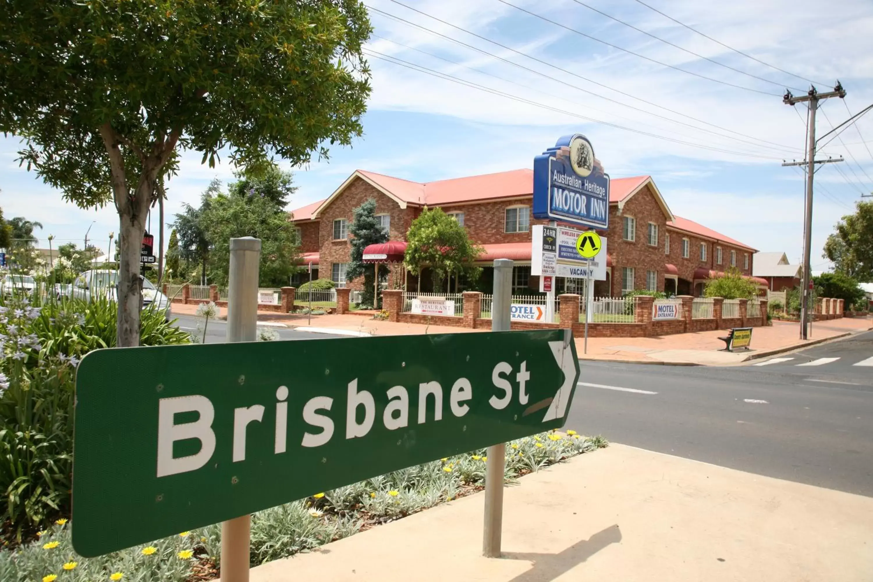 Decorative detail, Property Logo/Sign in Australian Heritage Motor Inn