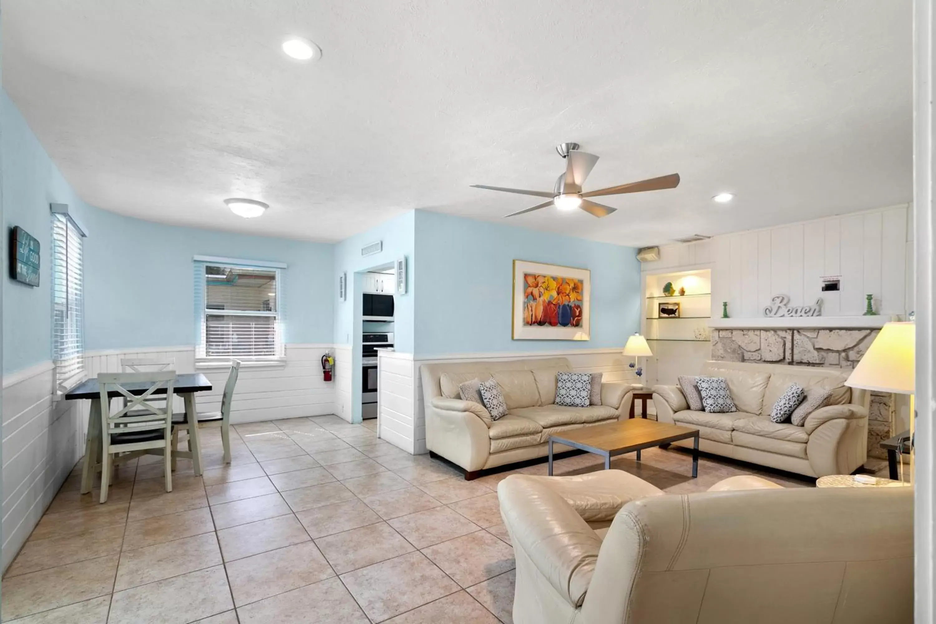 Seating Area in The Ringling Beach House