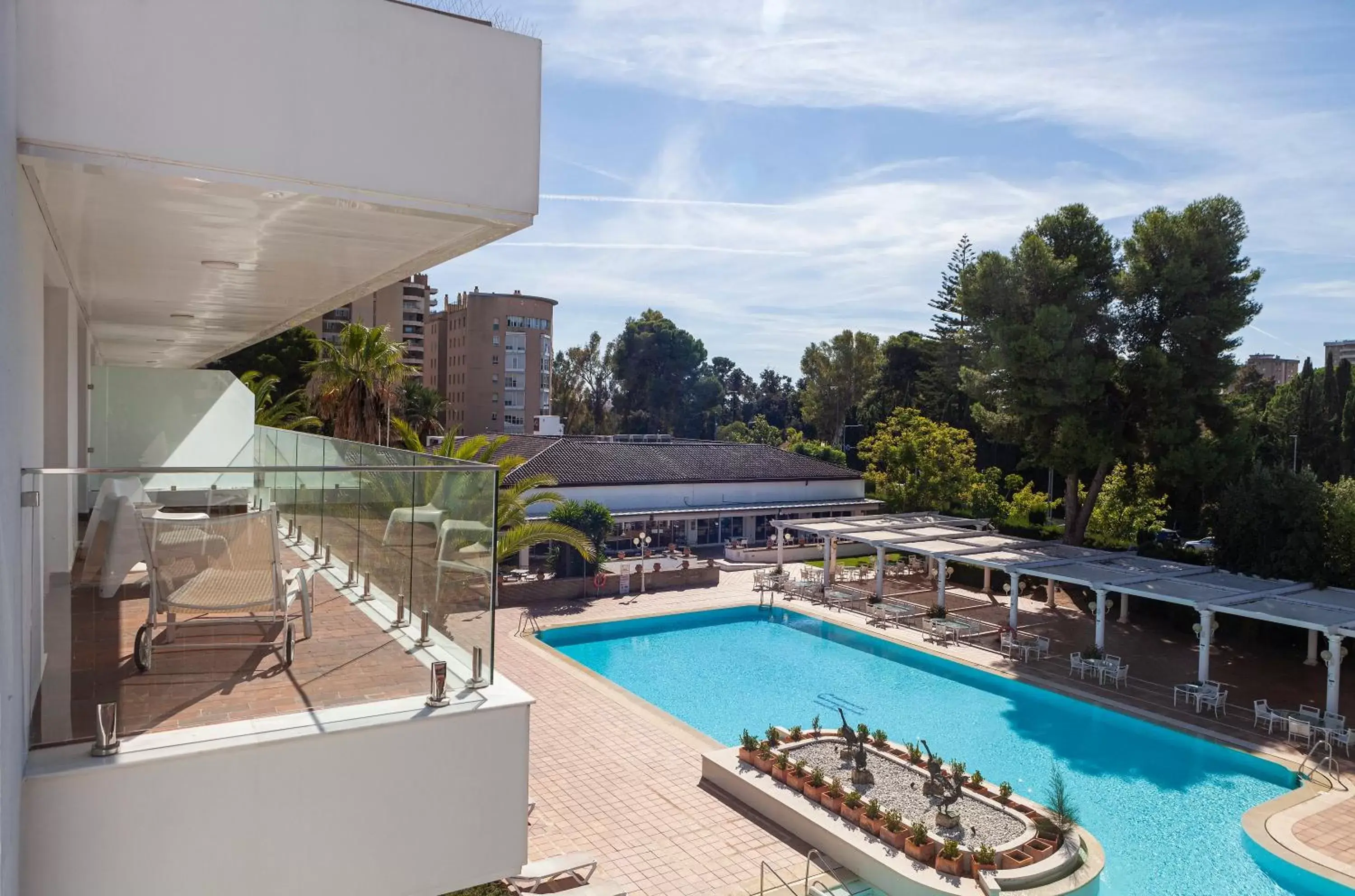 Pool view, Swimming Pool in Hotel Jerez & Spa