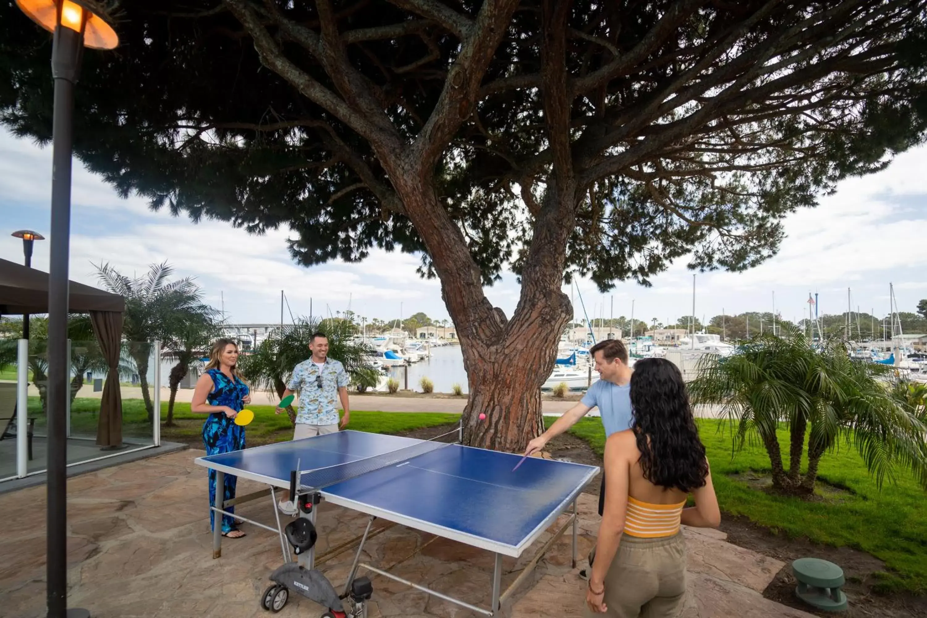 Patio, Table Tennis in The Dana on Mission Bay