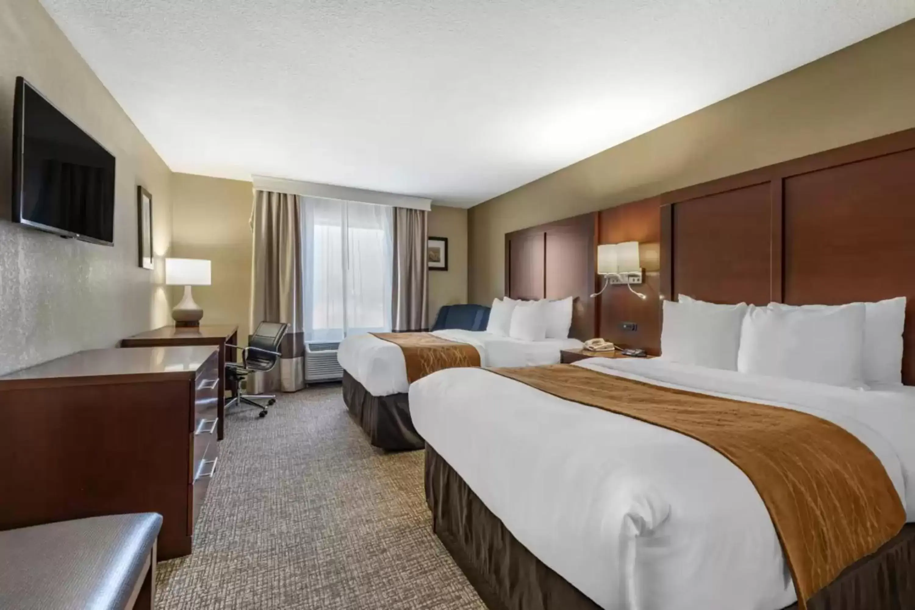 Double Room with Two Double Beds - Accessible/Non-Smoking in Comfort Inn & Suites Muncie