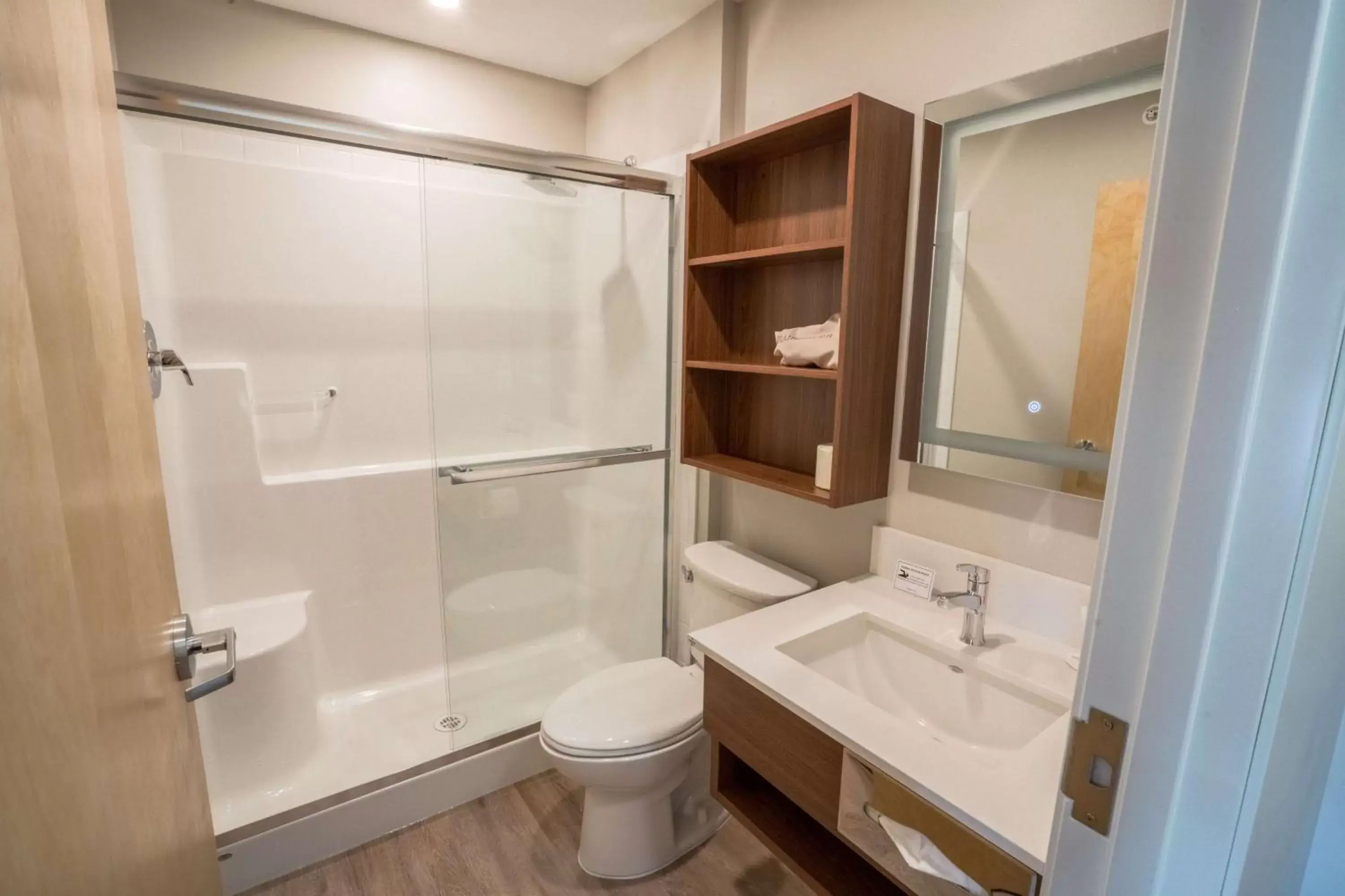 Bathroom in Microtel Inn & Suites by Wyndham Kelowna