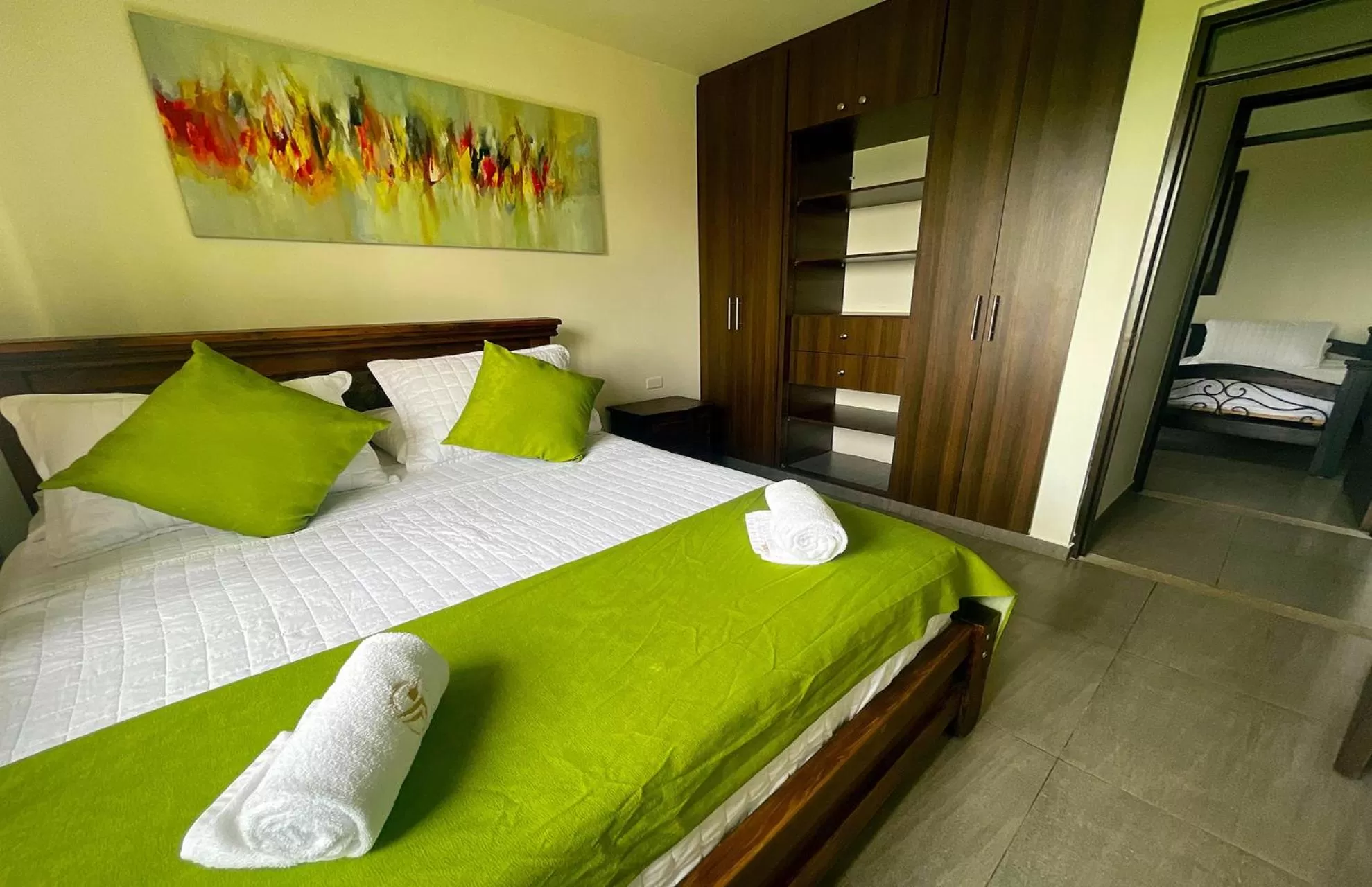 Bed in La Victoria Hotel Campestre