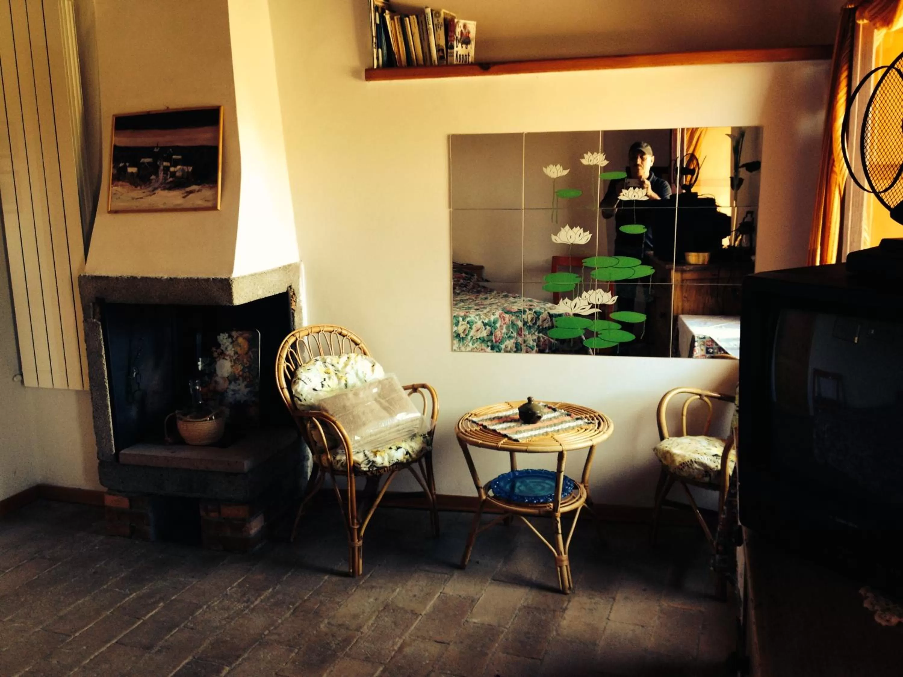 Decorative detail in Civita B&B