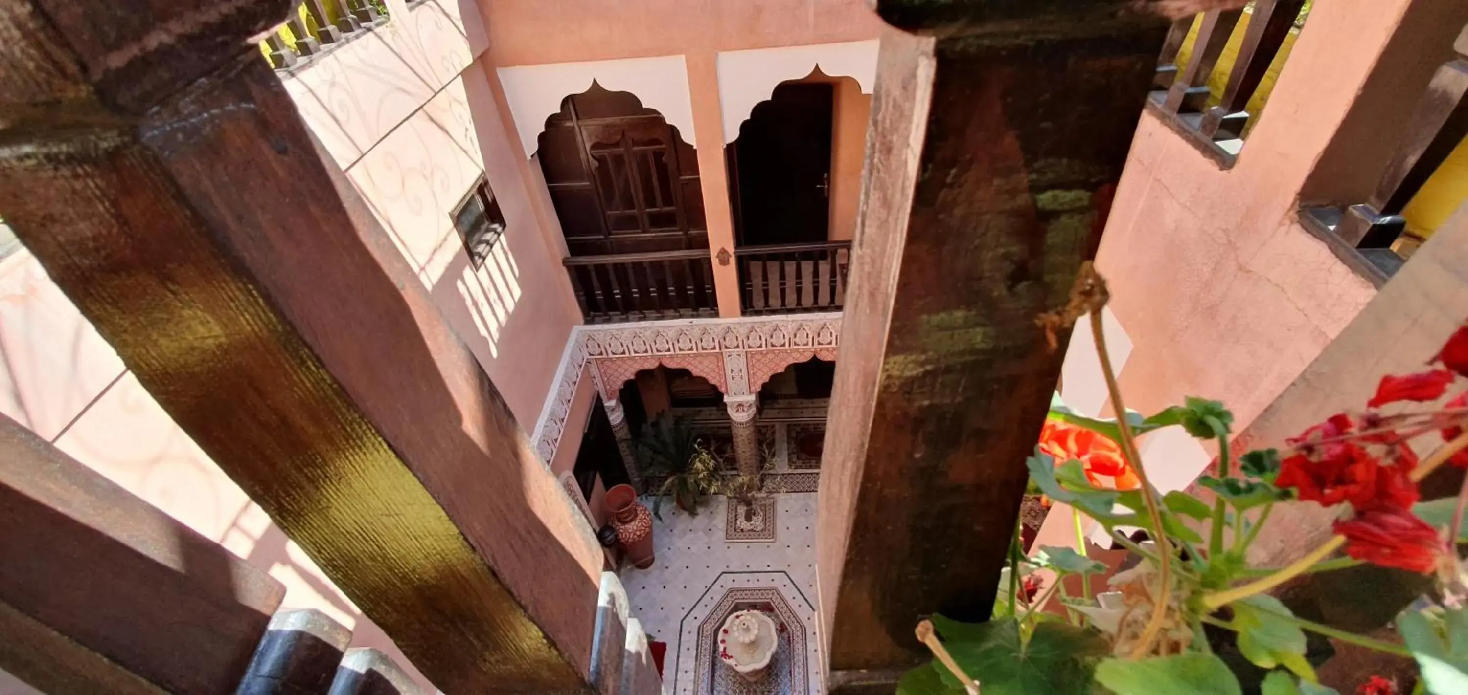 Balcony/Terrace in Riad Mille Et Une Nuits