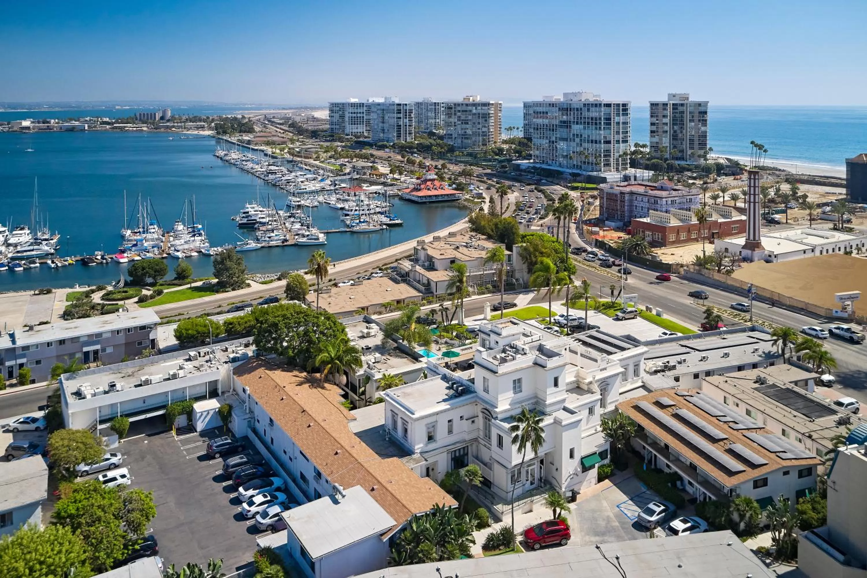 Bird's eye view in Glorietta Bay Inn