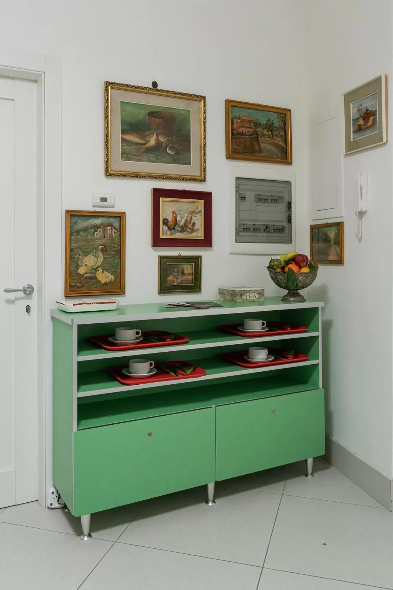 Kitchen or kitchenette in Petrucci Garden B&B