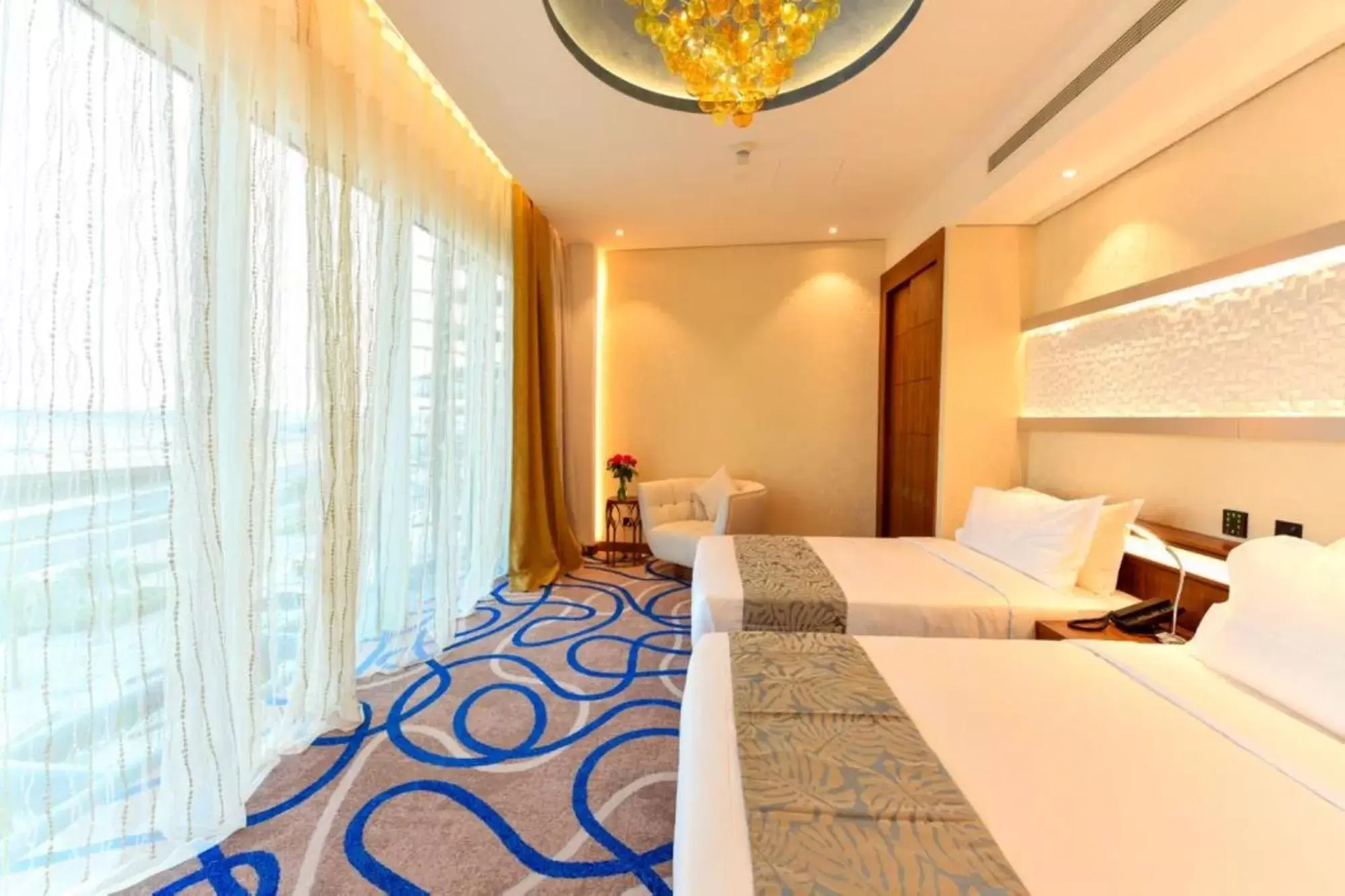 Bed in Cielo Hotel Lusail Qatar Bed in Cielo Hotel Lusail Qatar