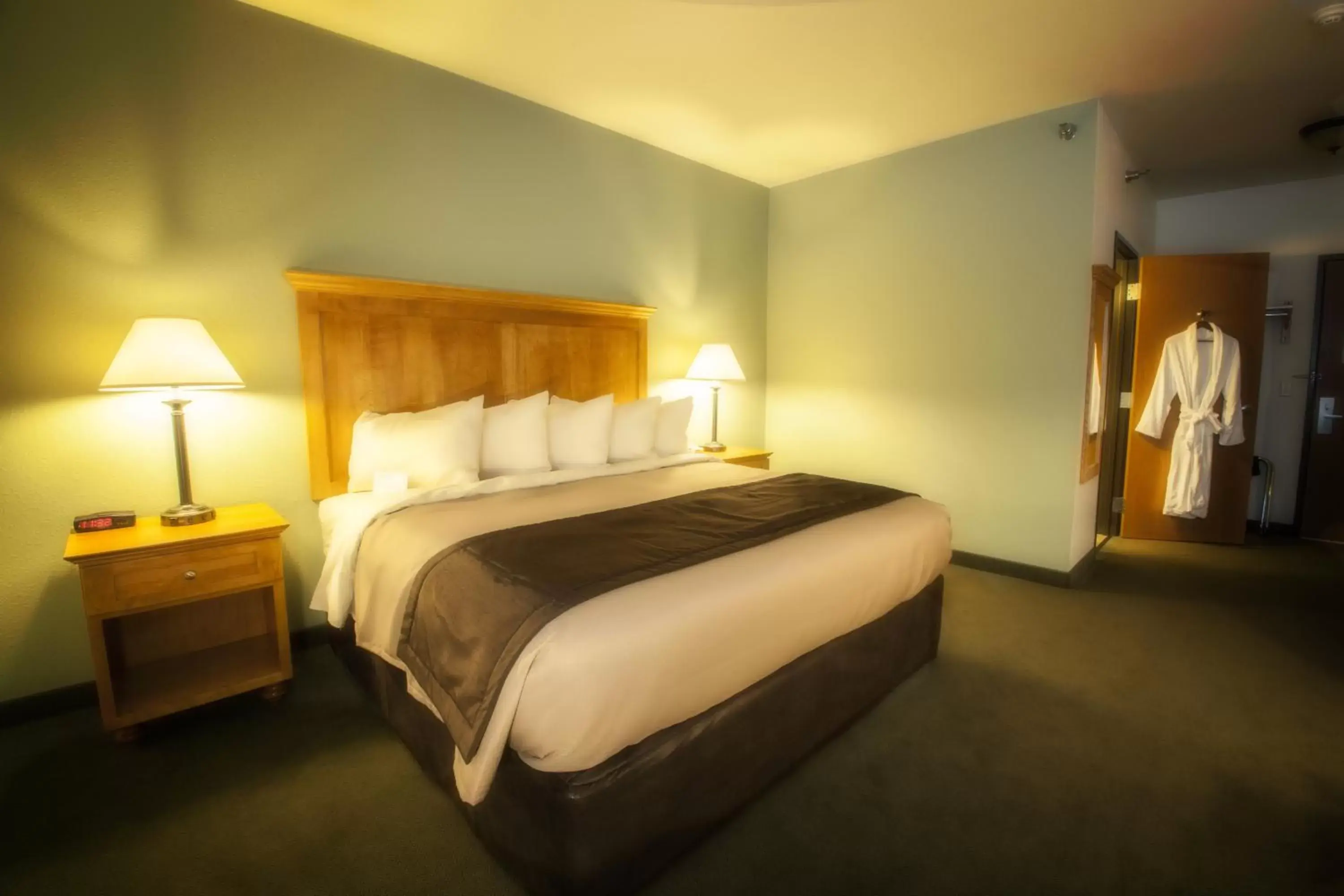 Bed in Junction Inn Suites & Conference Center