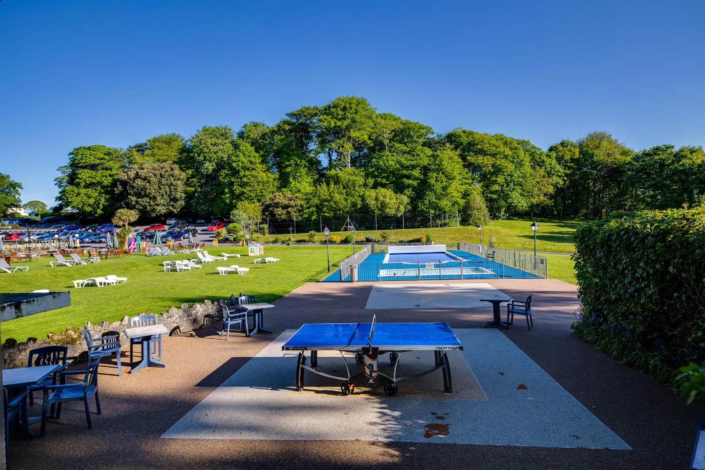 Table tennis in Langstone Cliff Hotel