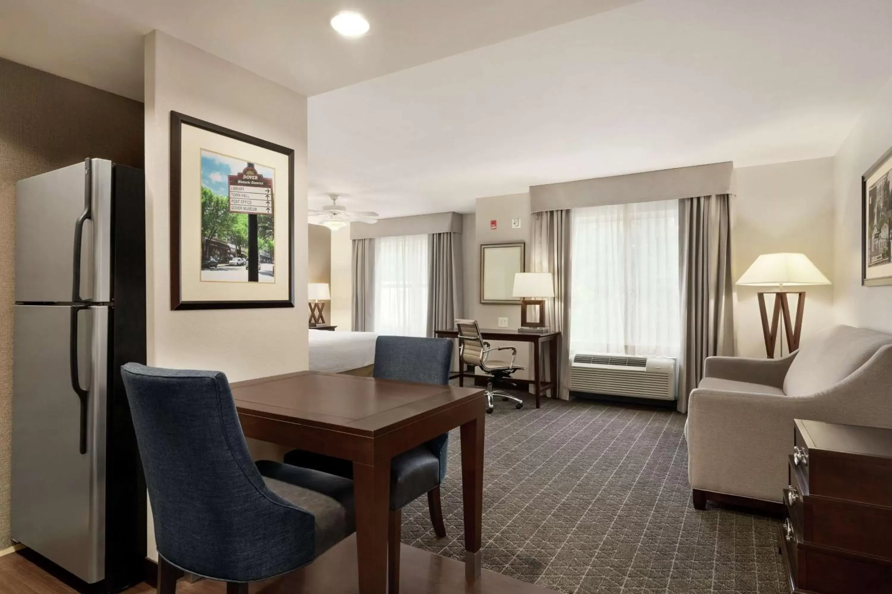 Living room, Seating Area in Homewood Suites by Hilton Dover - Rockaway