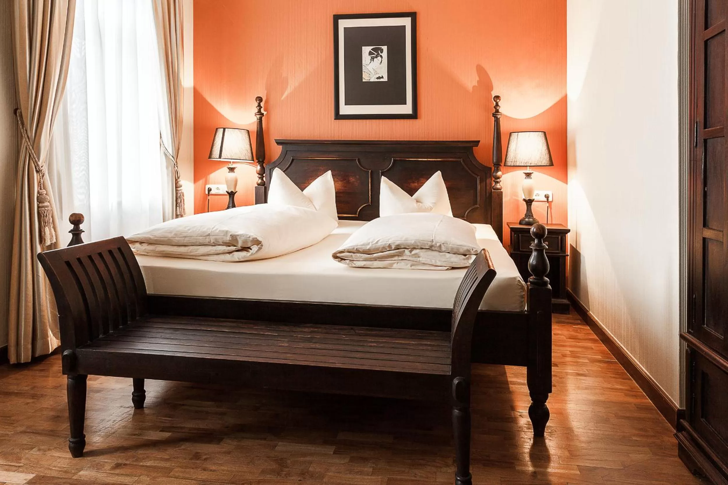 Bed in Hotel Aviv Dresden