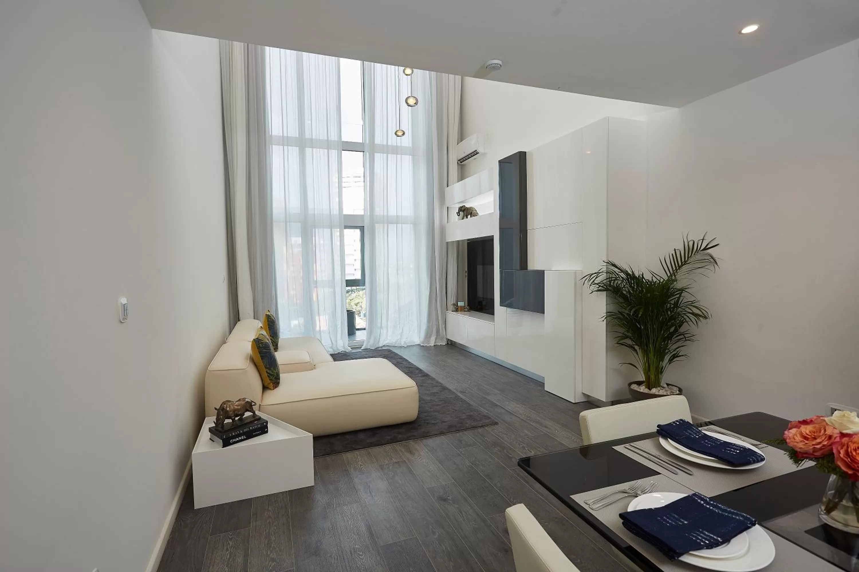 Seating area in Kwarleyz Residence, Accra