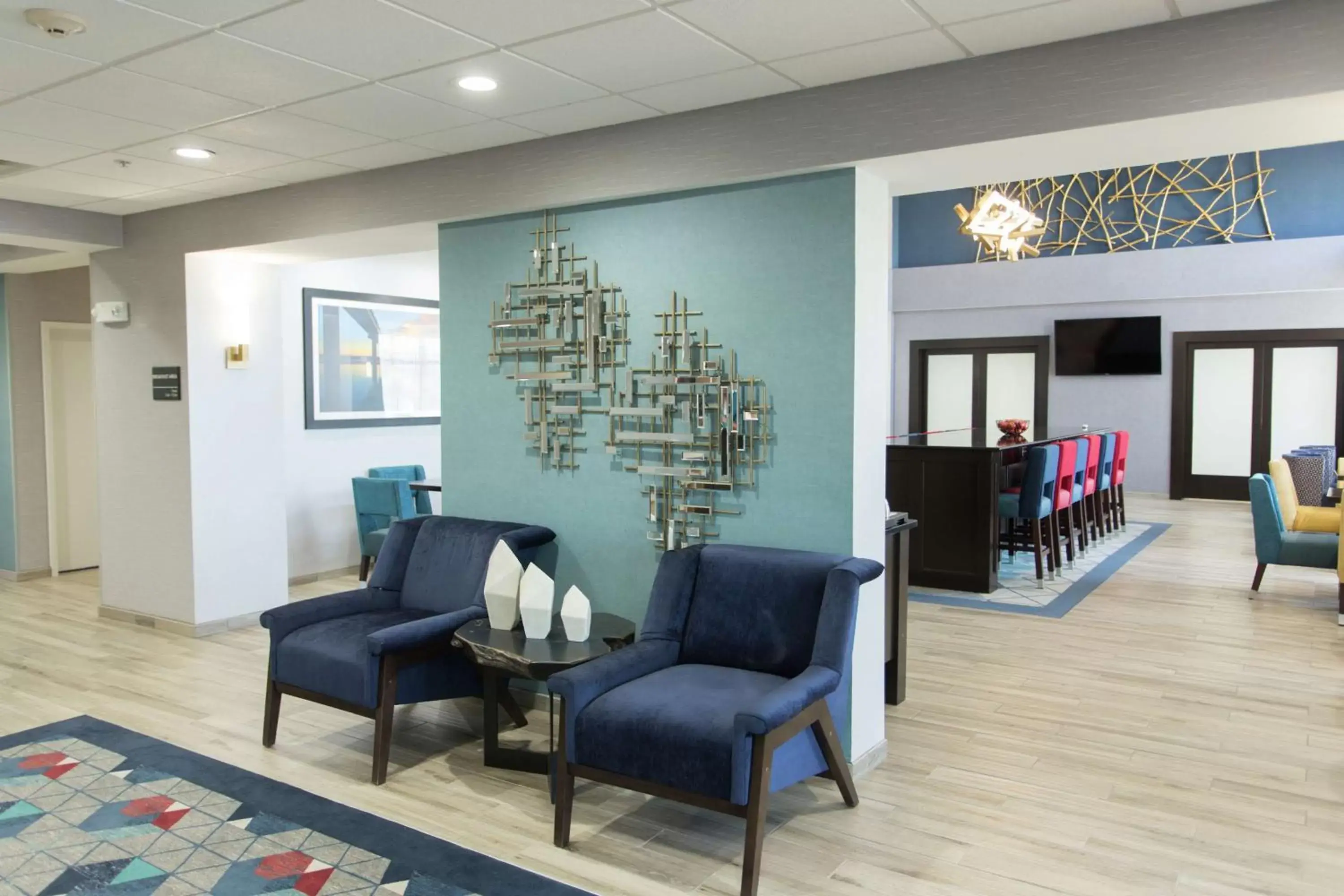 Lobby or reception, Seating Area in Hampton Inn & Suites Ankeny