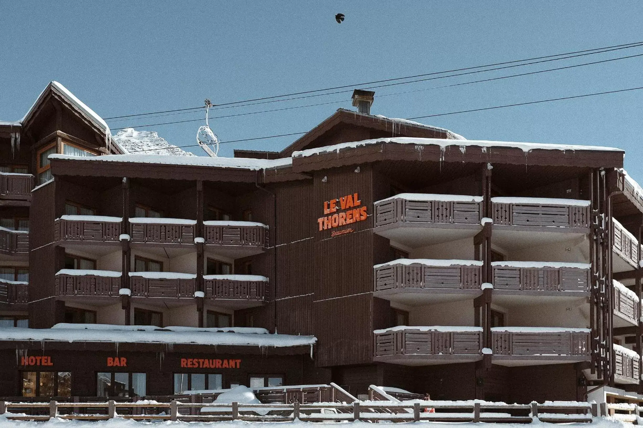 Property building, Winter in Le Val Thorens, a Beaumier hotel