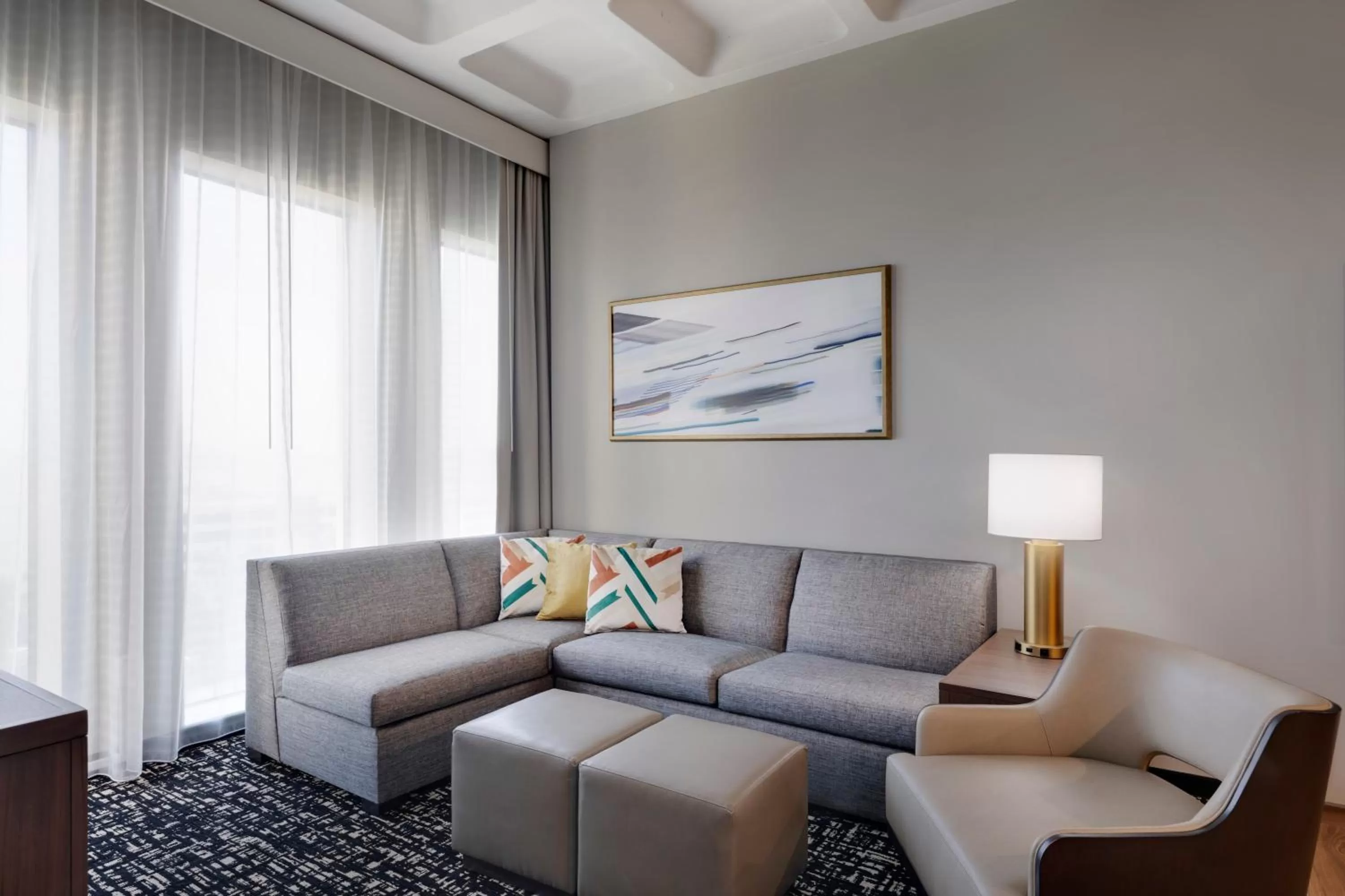 Seating area in Hyatt House LAX Century Blvd