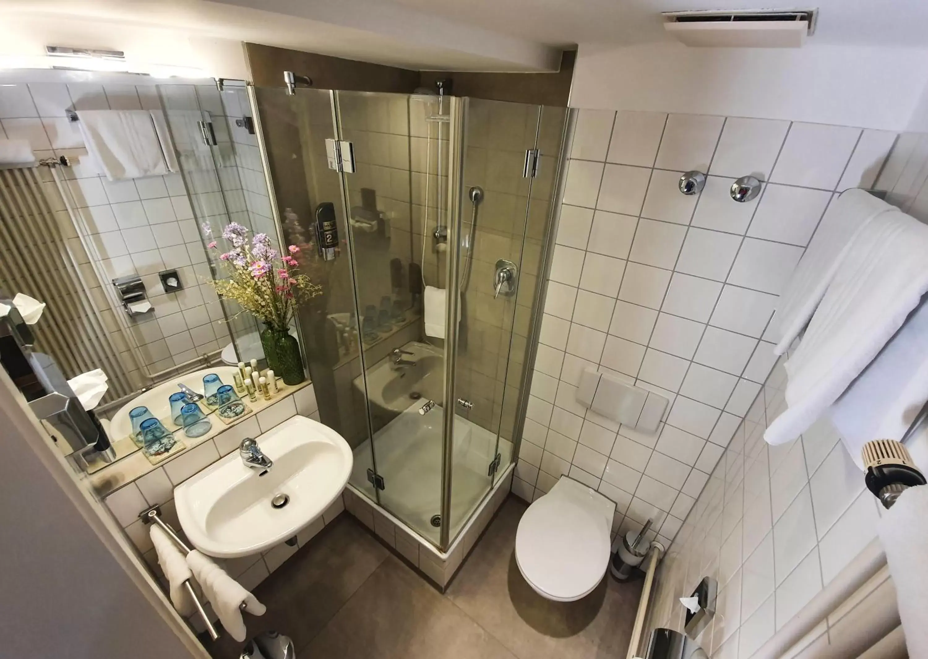 Bathroom in Hotel Goldener Falke