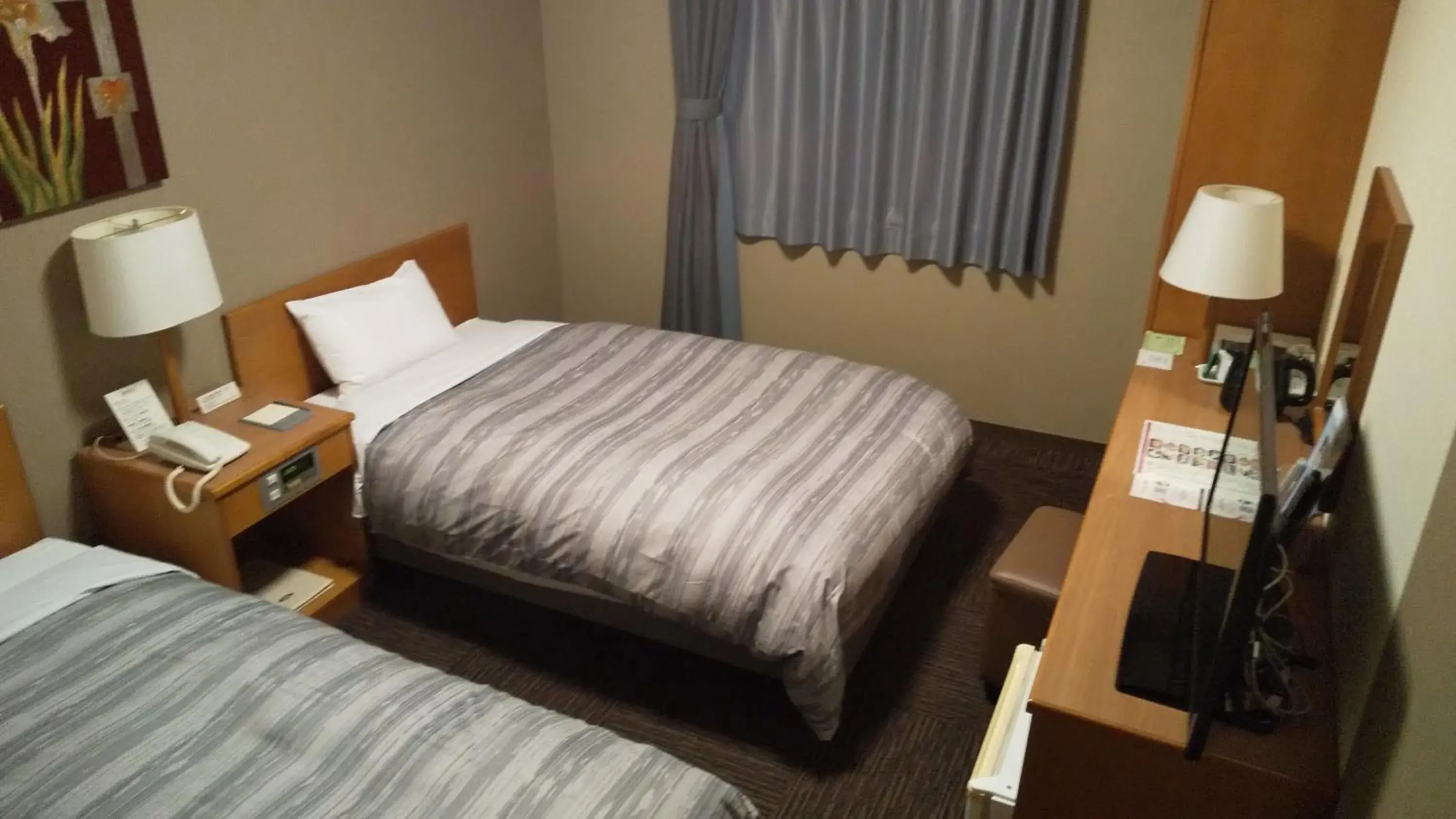 Photo of the whole room, Bed in Hotel Route-Inn Court Azumino Toyoshina Ekiminami