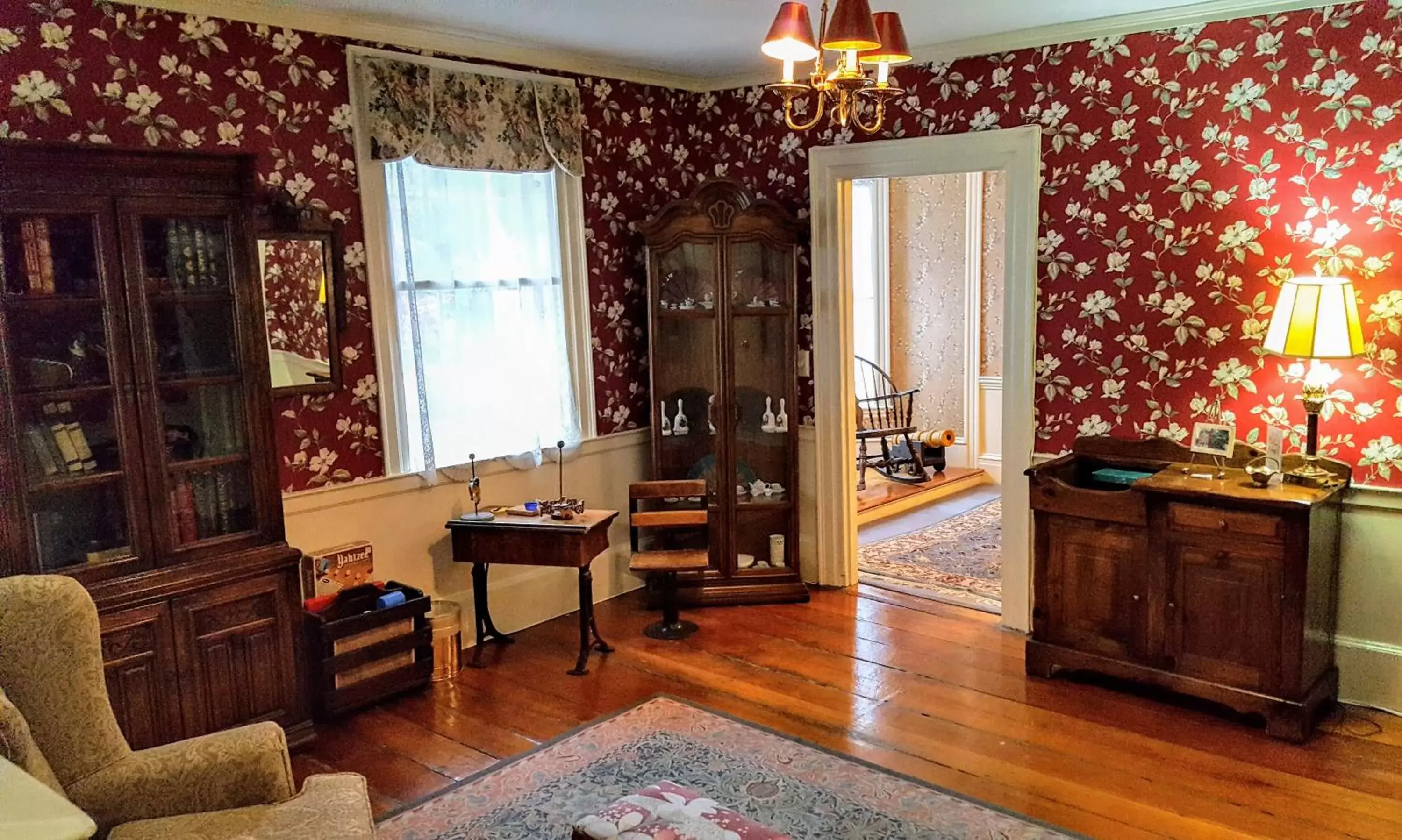 Property building, Seating Area in Clark Currier Inn