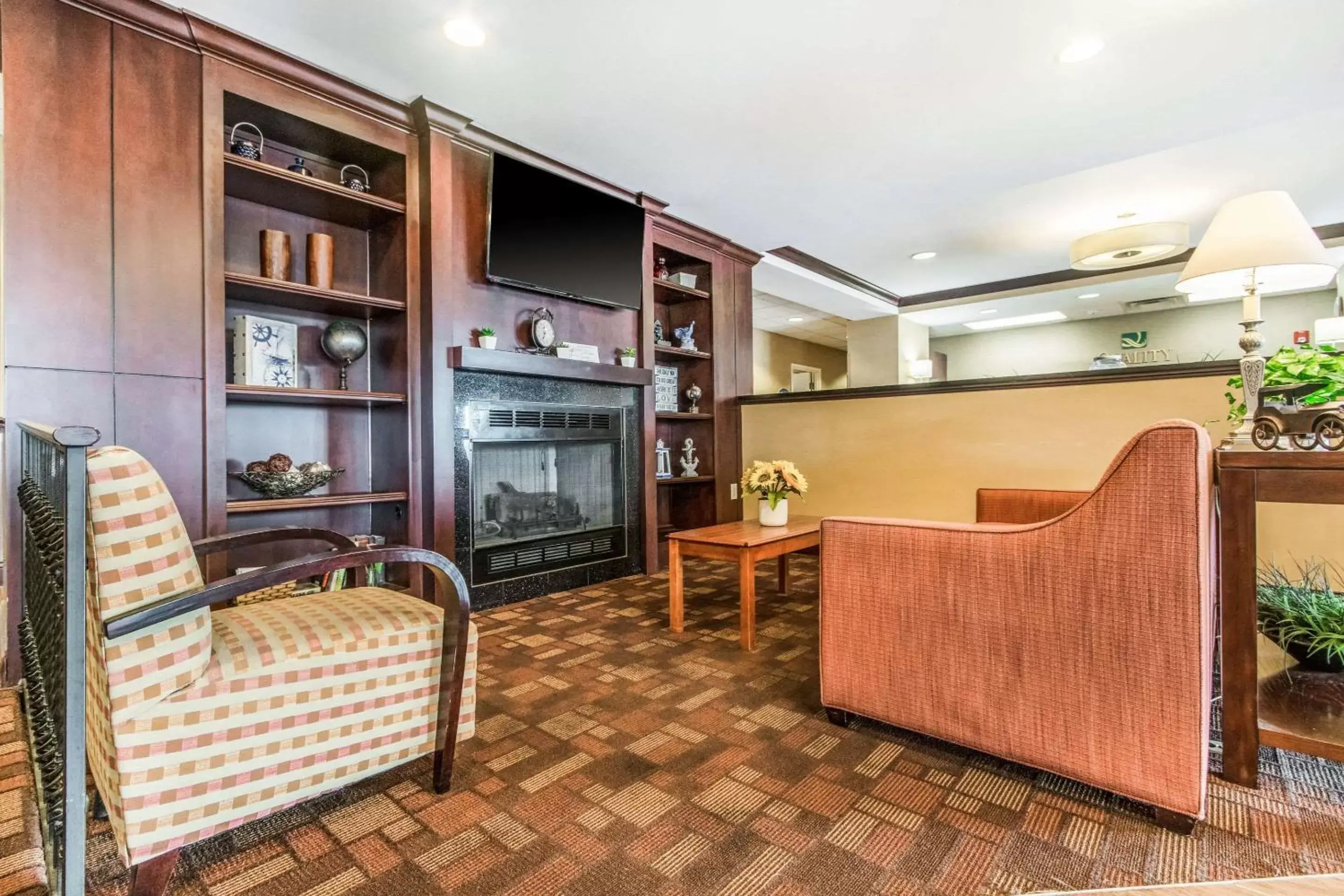 Lobby or reception in Quality Inn & Suites Lawrenceburg Lobby or reception in Quality Inn & Suites Lawrenceburg