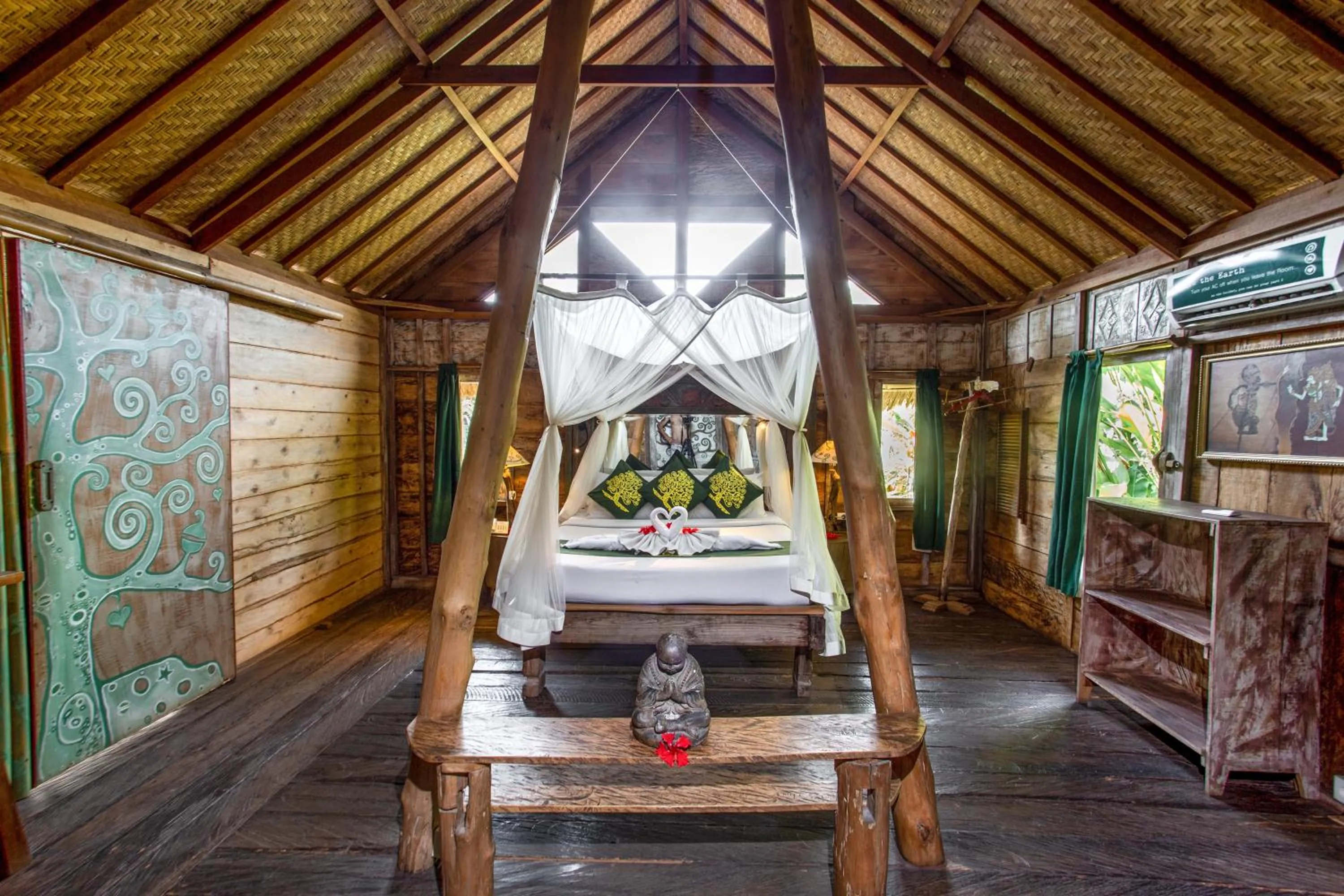 Bedroom in Swasti Eco Cottages