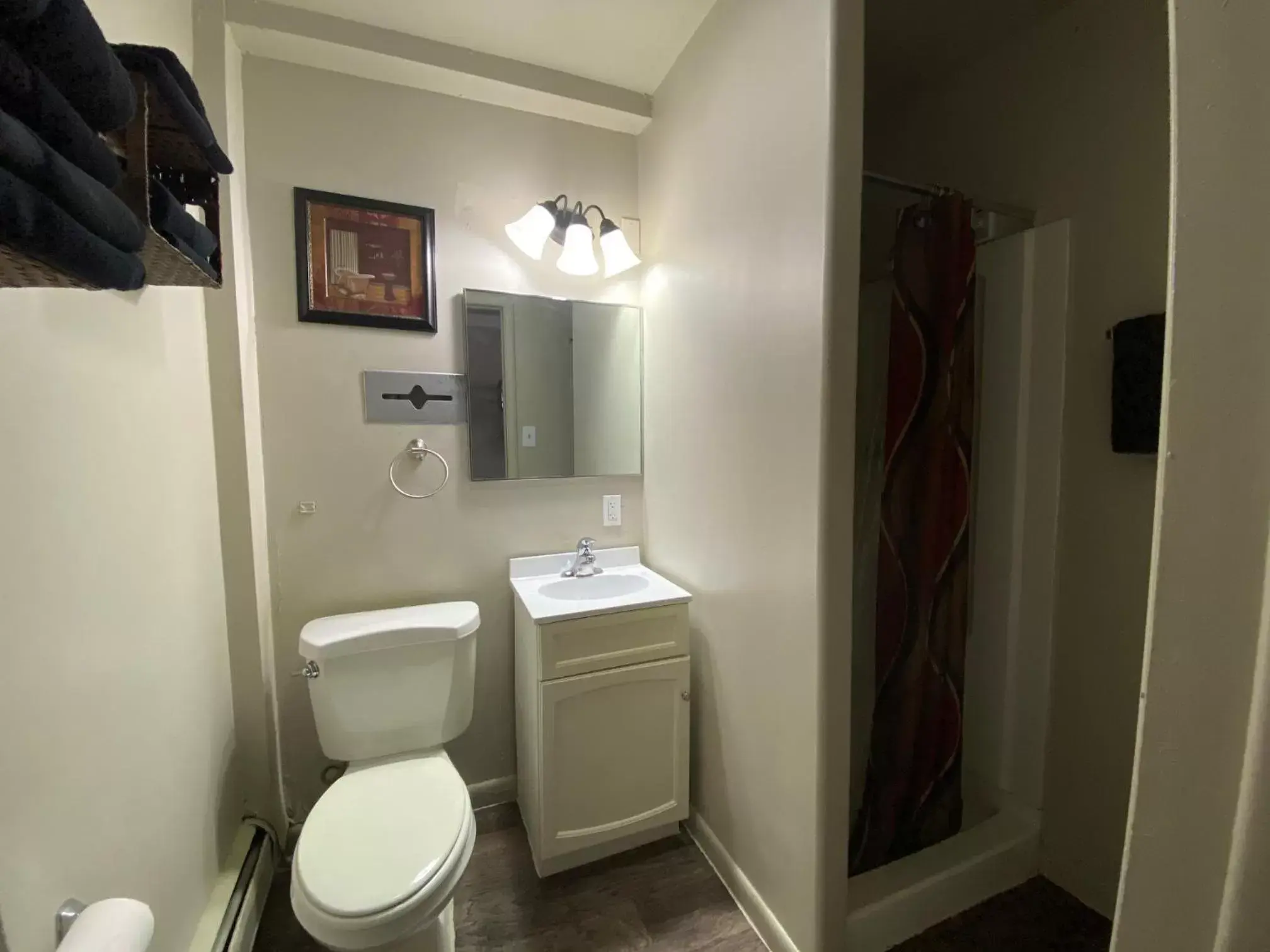 Bathroom in Roundtop Mountain Vista - Cabins and Motel