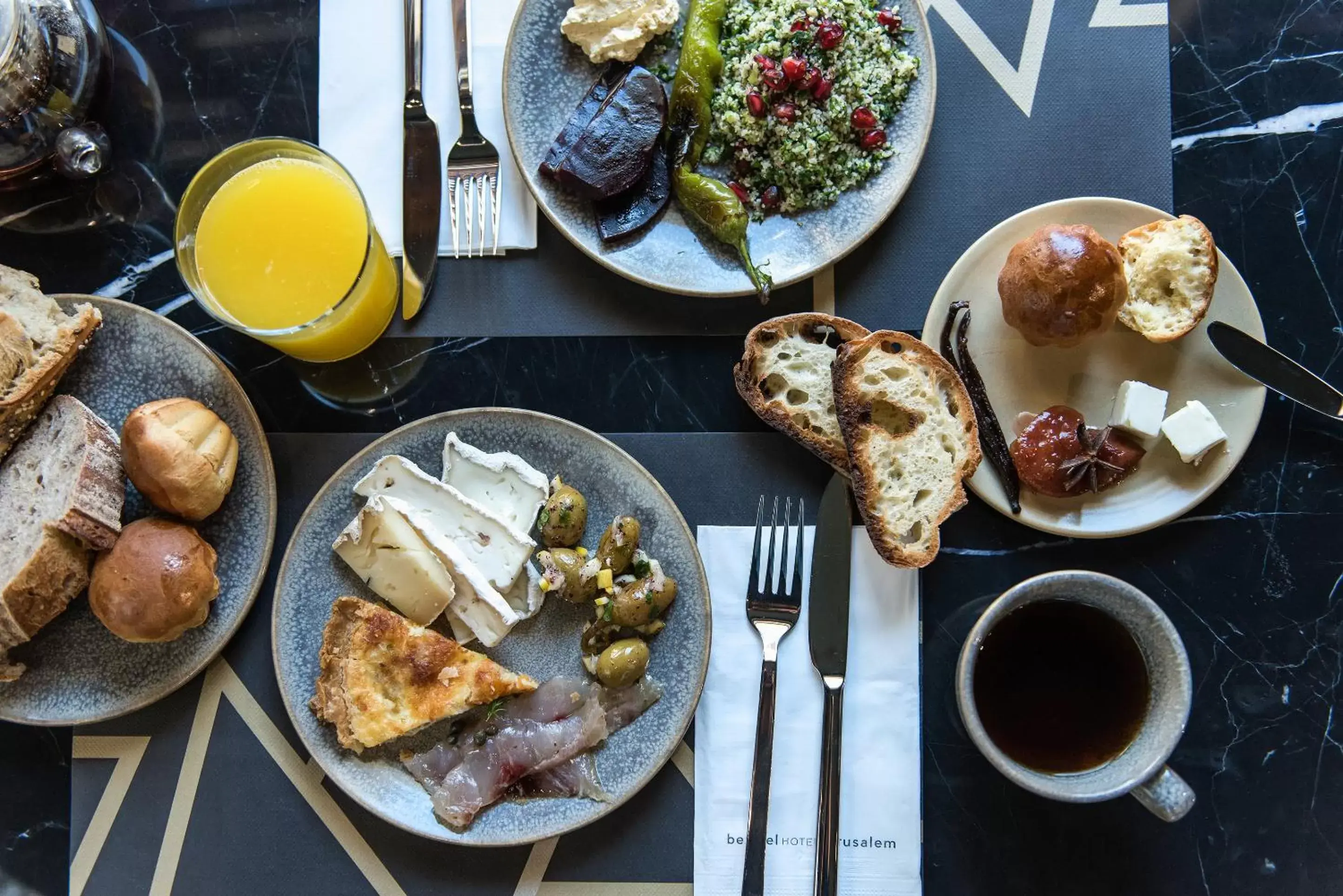 Breakfast in Bezalel Hotel - an Atlas Boutique Hotel