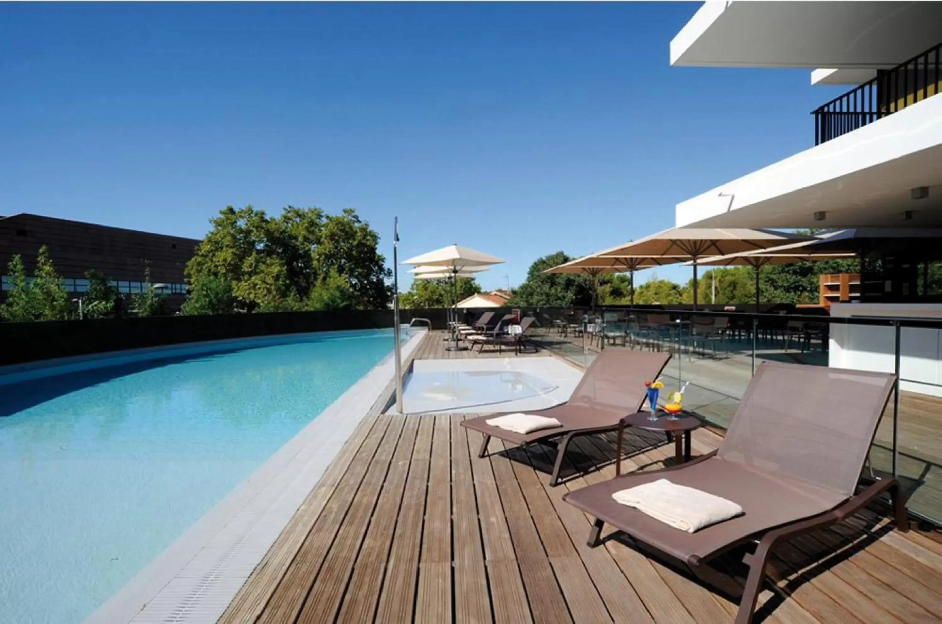 Property building, Swimming Pool in Crowne Plaza Montpellier Corum, an IHG Hotel