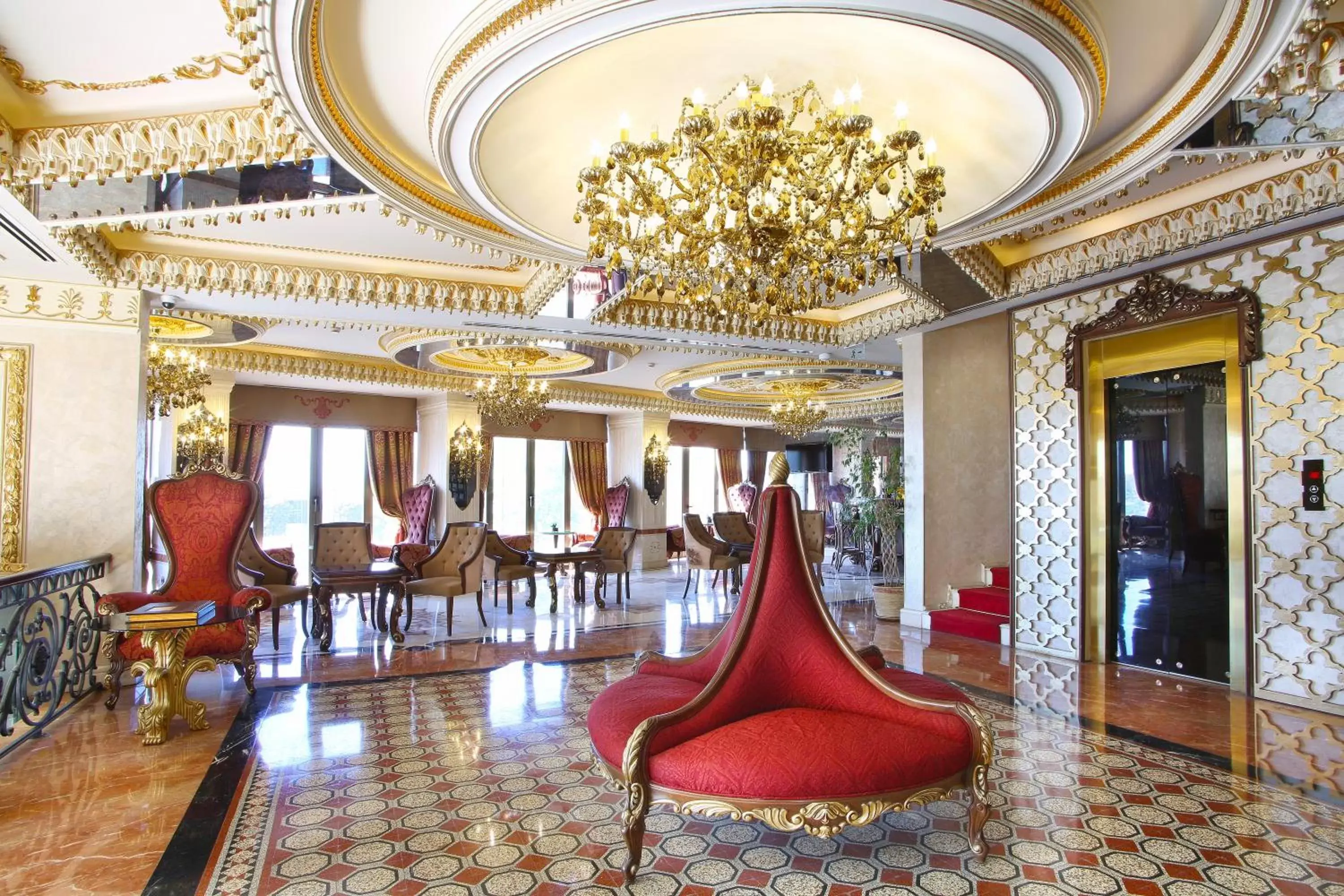 Lobby or reception, Restaurant/Places to Eat in Daru Sultan Hotels Galata