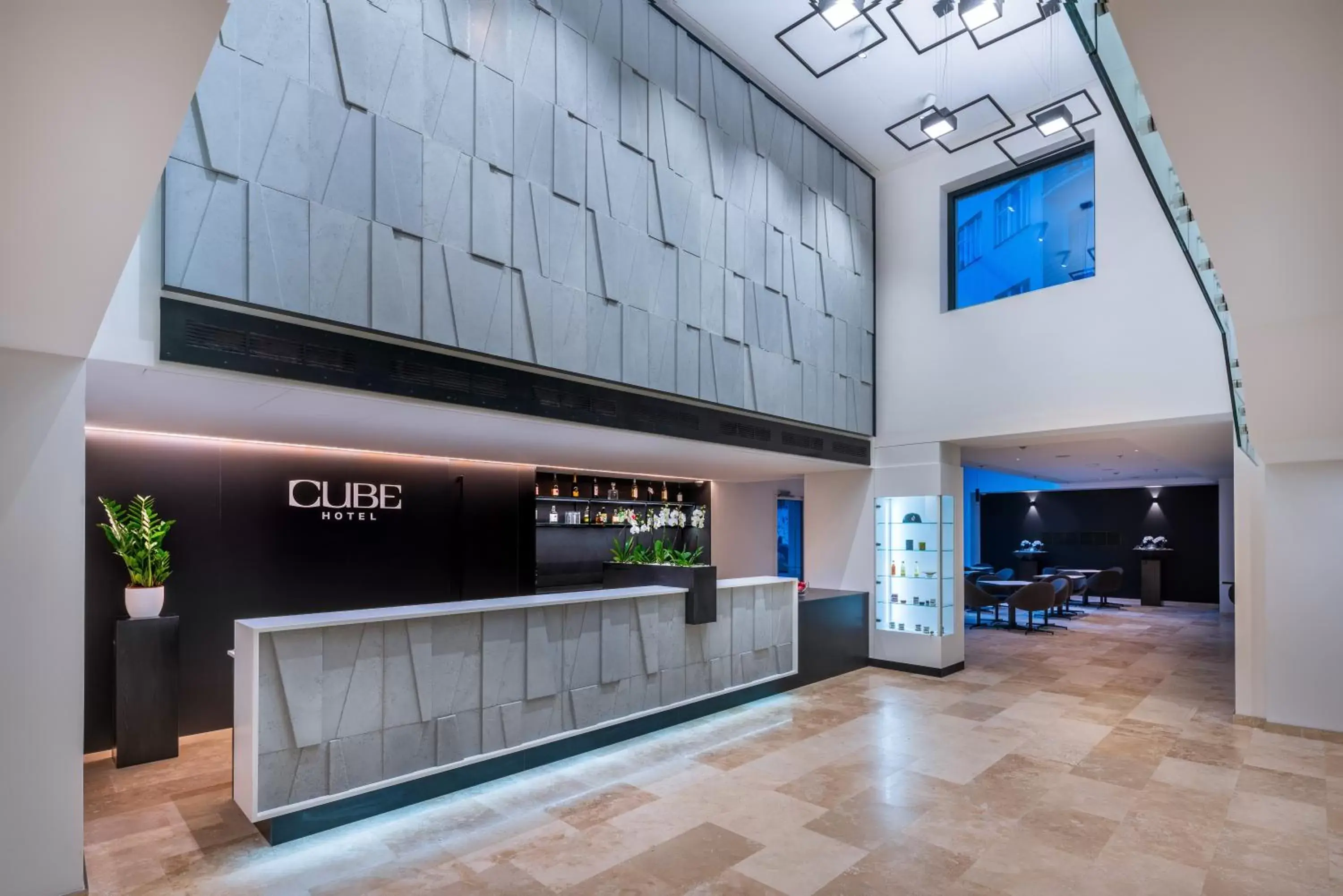 Lobby or reception in Hotel CUBE Prague Lobby or reception in Hotel CUBE Prague