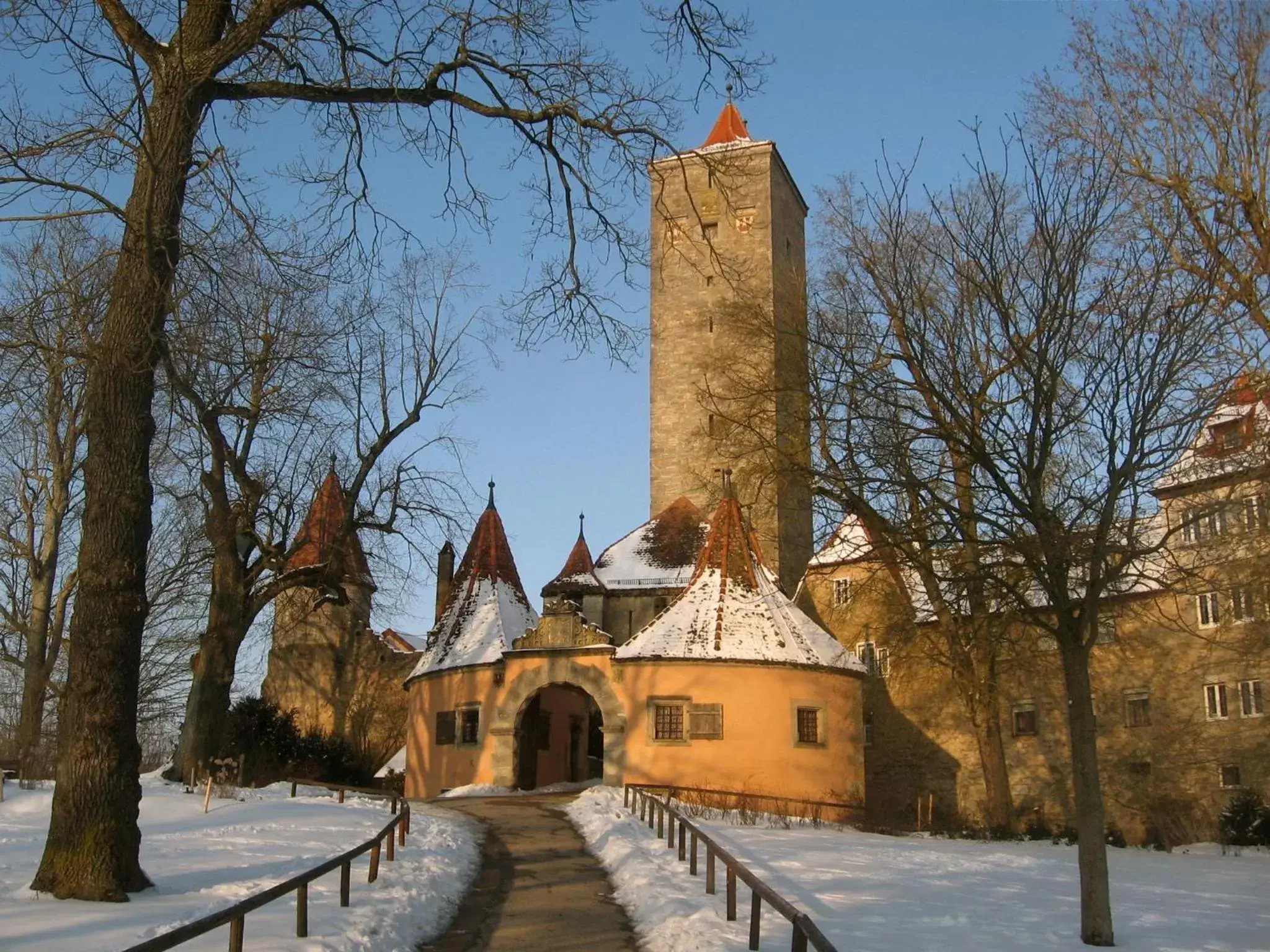 Nearby landmark, Winter in Hotel Rappen Rothenburg ob der Tauber