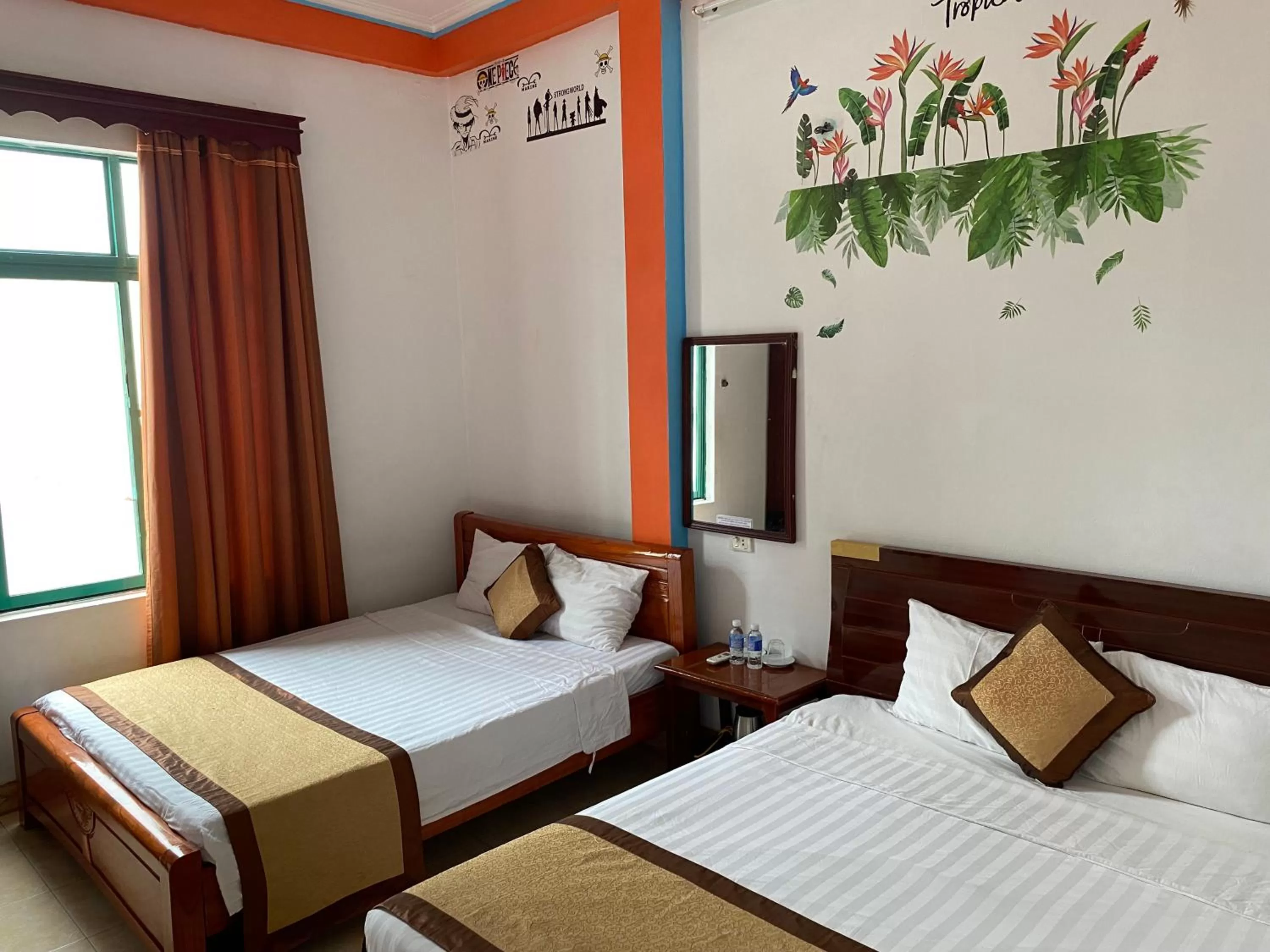 Bed in Alex Ha Long Hotel