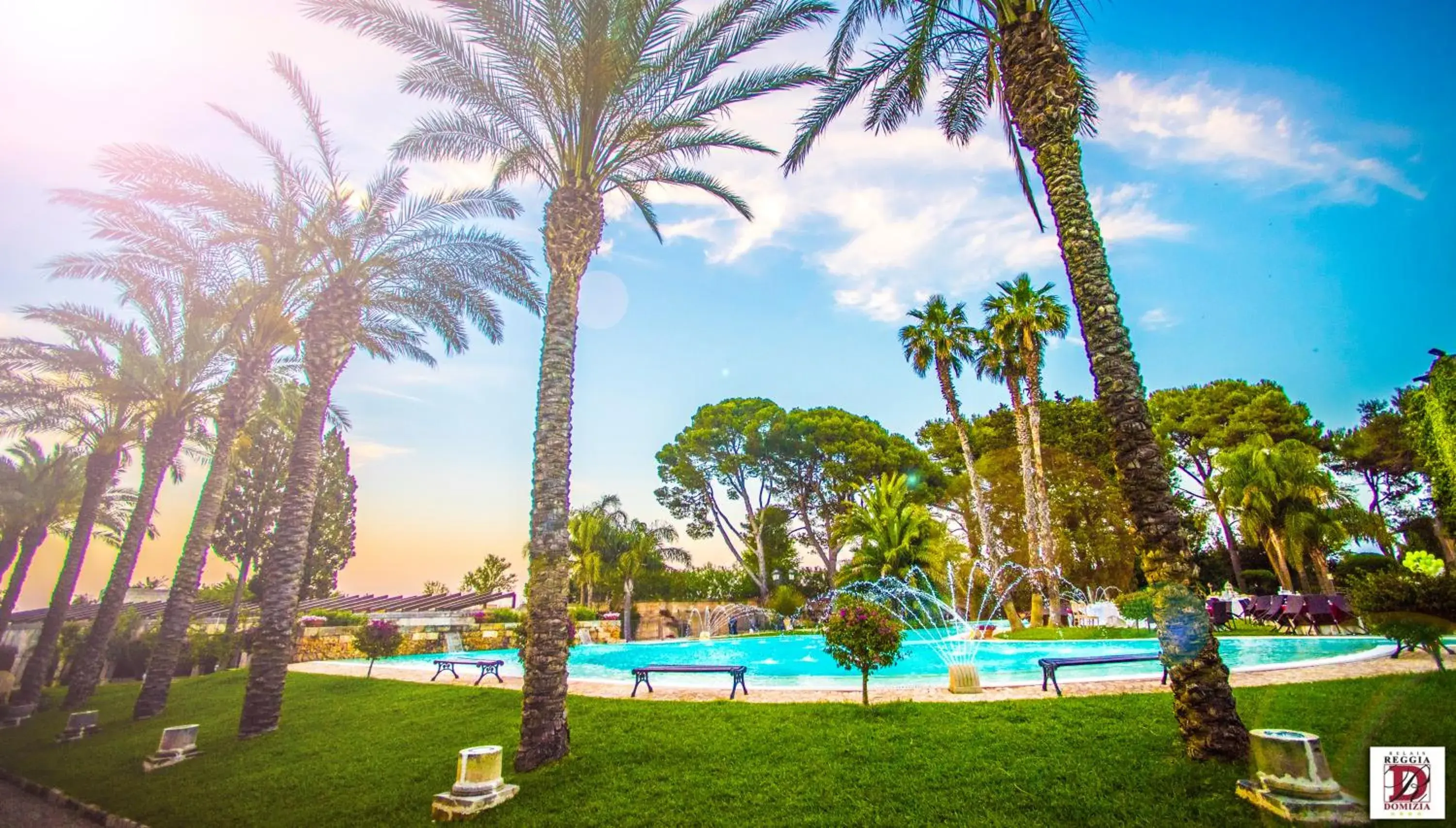 Summer, Swimming Pool in Relais Reggia Domizia