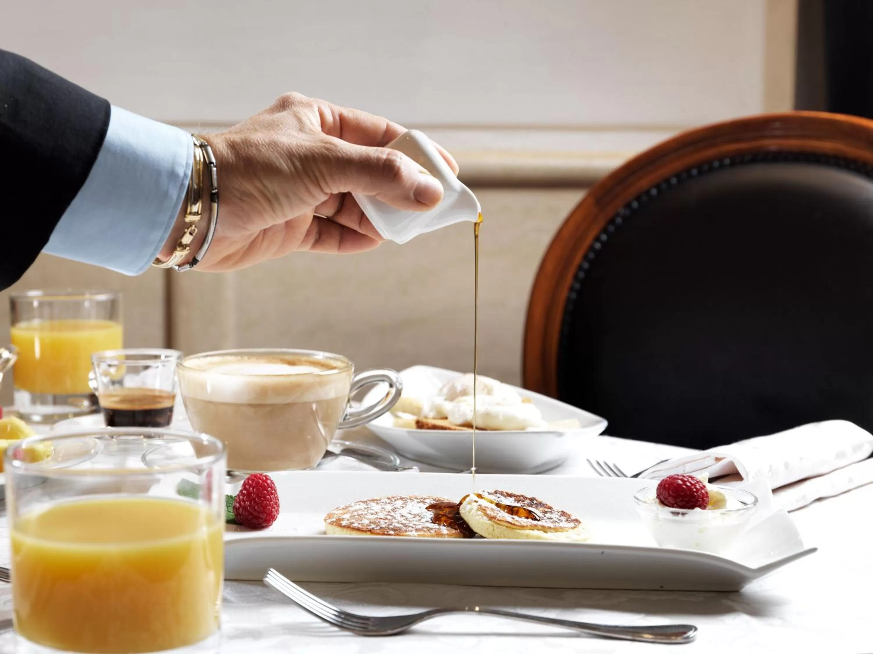 Food close-up in Hotel Barocco
