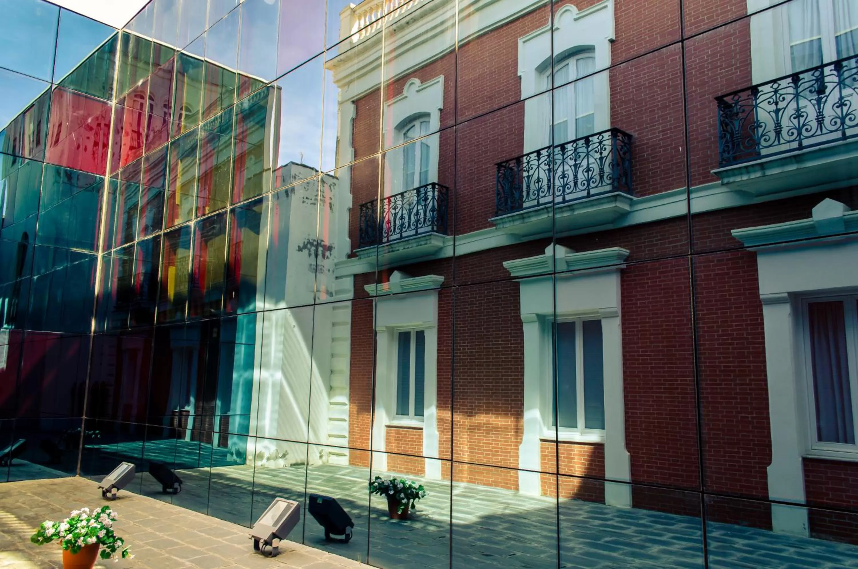 Patio in Hotel Mirador de Llerena