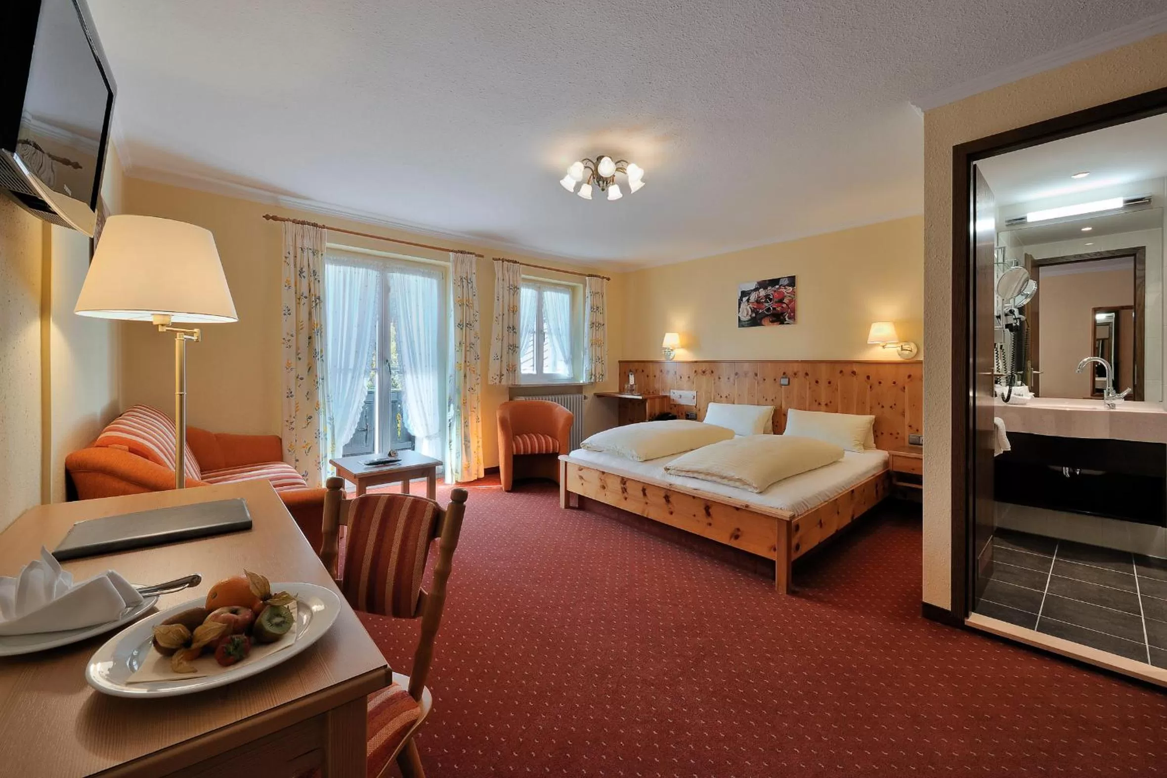 Bedroom, Bed in Hotel Hörterer Der Hammerwirt