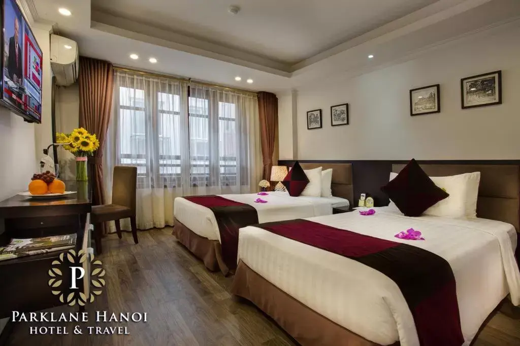 Bedroom in Parklane Central Hanoi Hotel