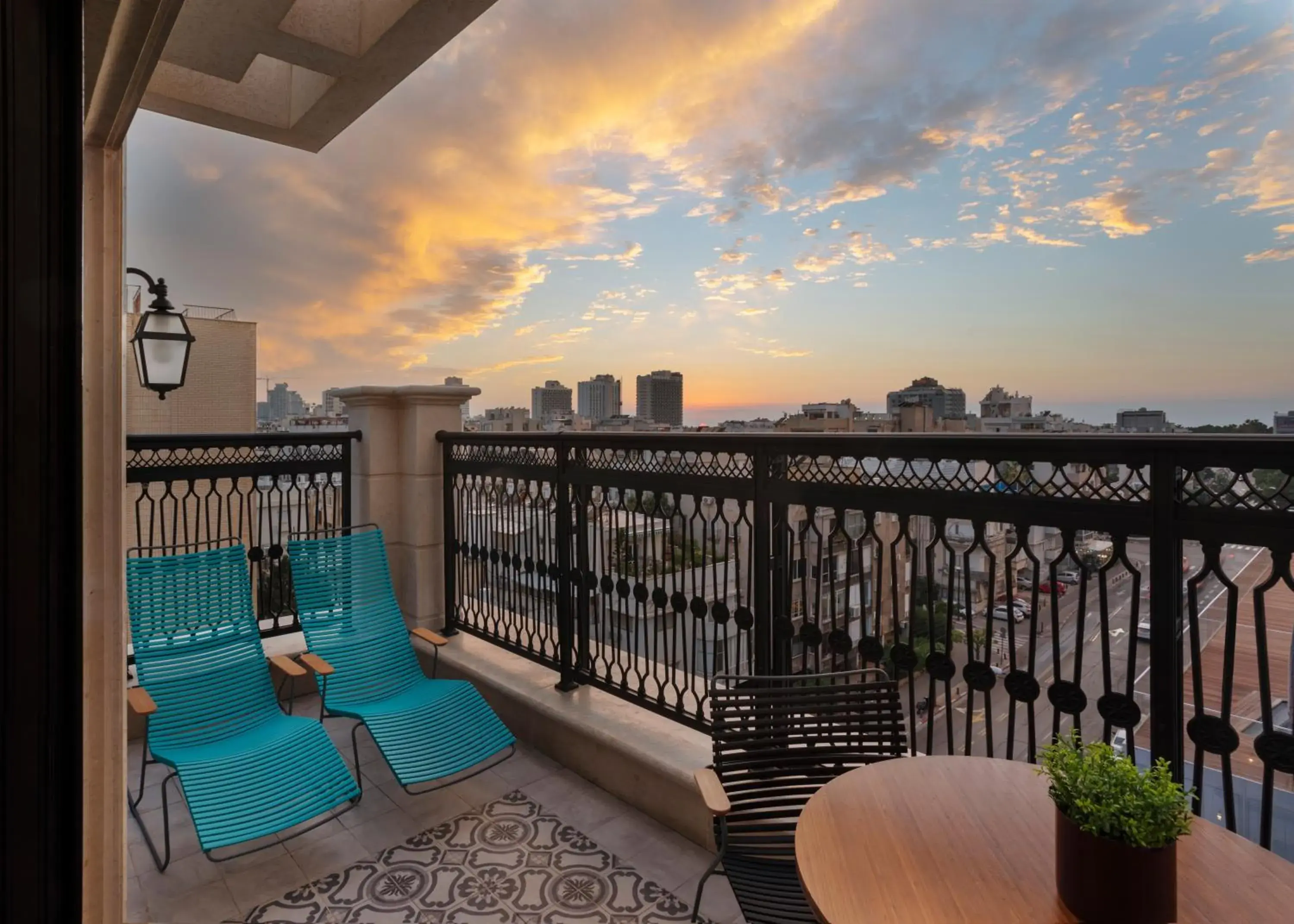 Balcony/Terrace, Sunrise/Sunset in Jacob Samuel Hotel Tel Aviv
