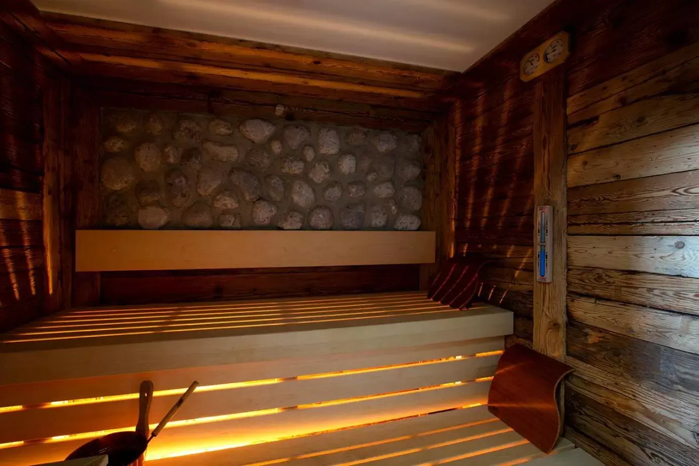 Sauna in La Bergamina Hotel & Restaurant