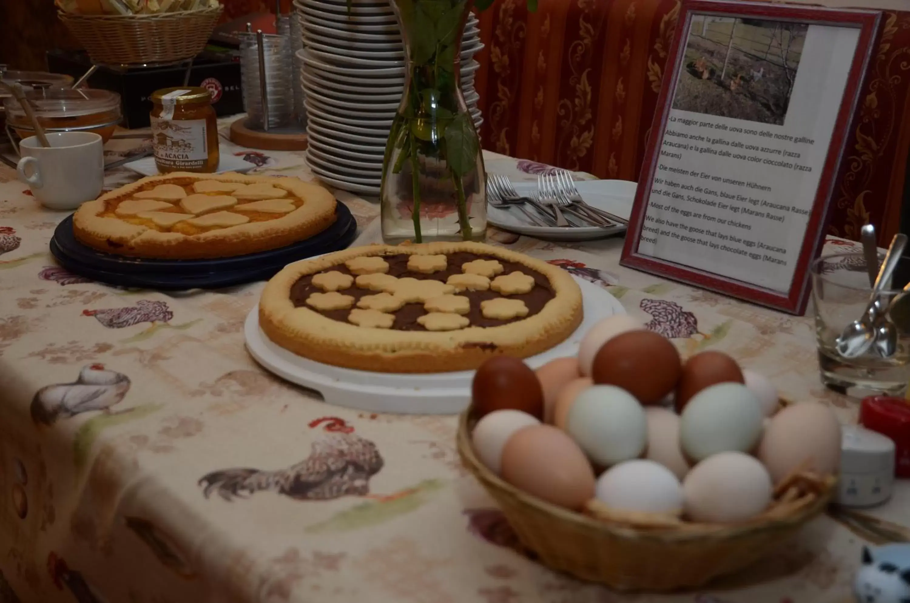 Buffet breakfast, Food in Agritur Girardelli