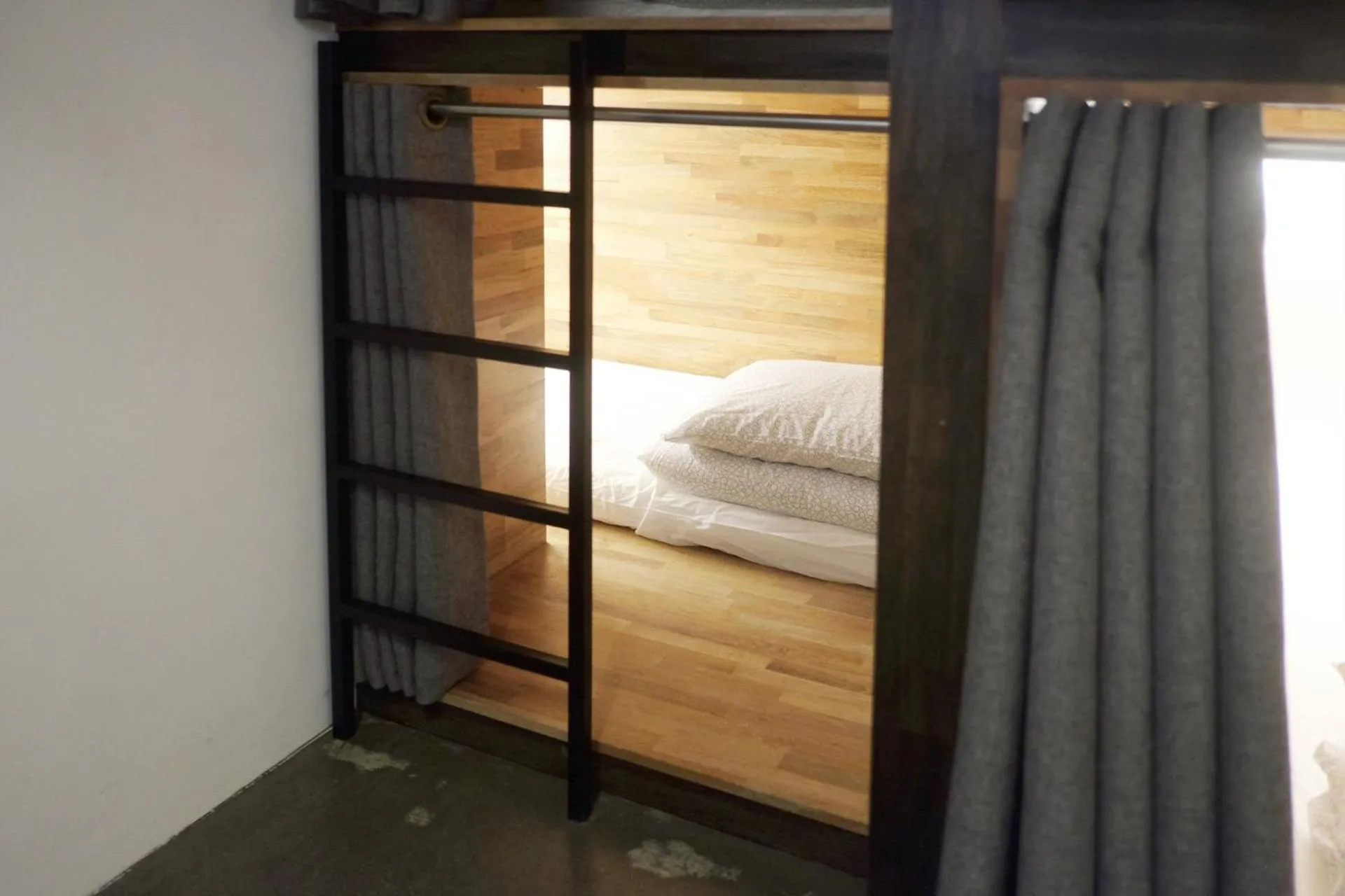 Bed in The Cube Hotel