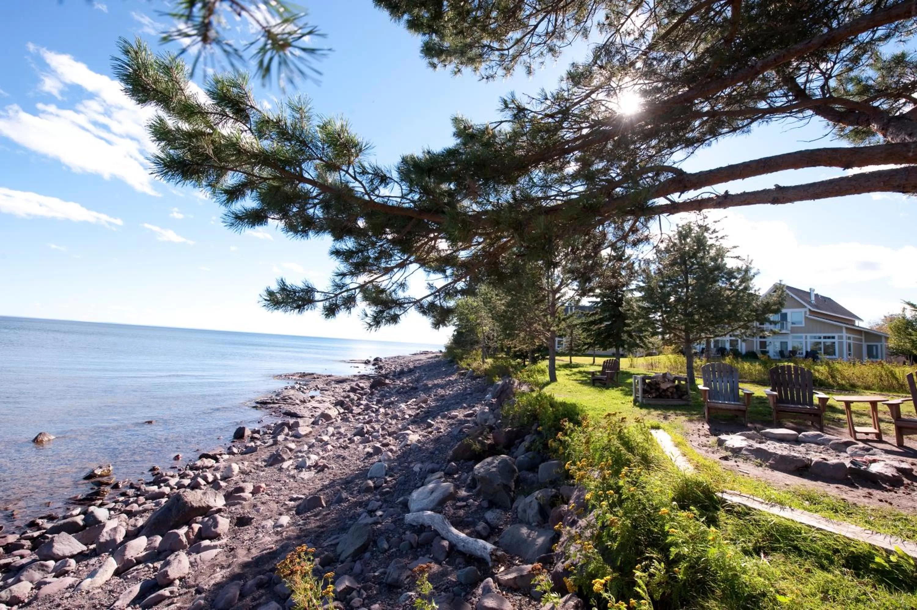 Beach in Larsmont Cottages