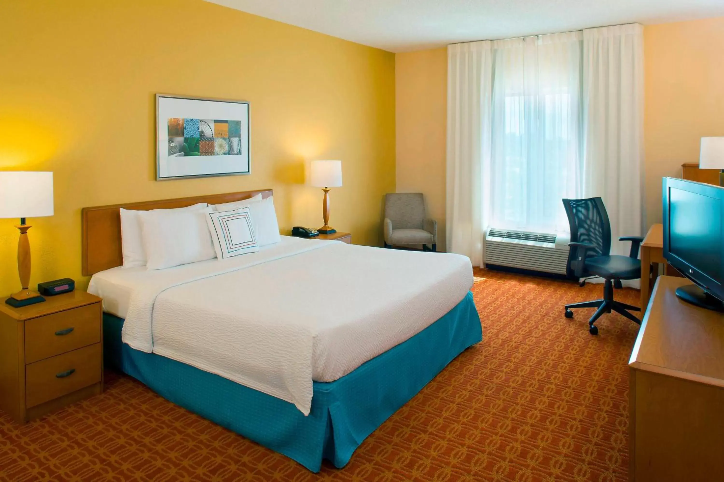 Photo of the whole room, Bed in Fairfield Inn & Suites Atlanta McDonough