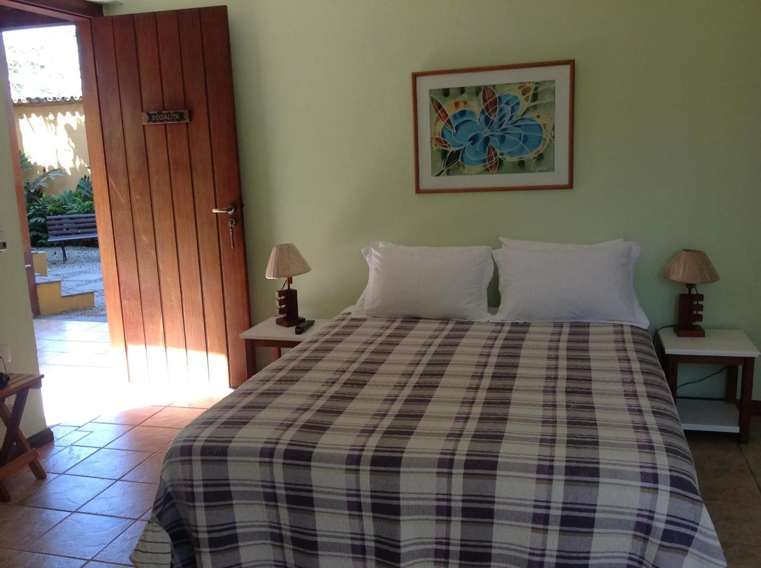 Bed in Pousada das Pedras Paraty -RJ