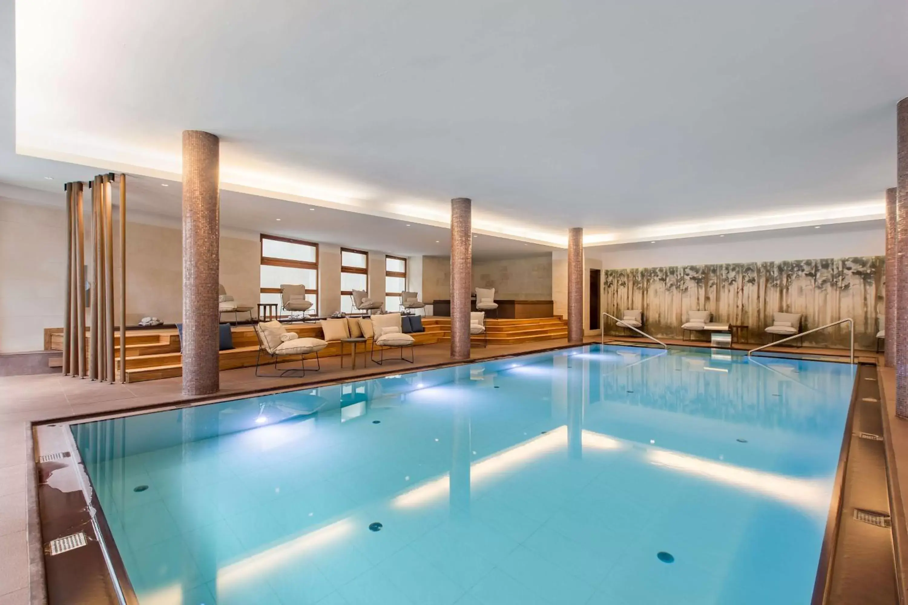 Pool view, Swimming Pool in Grand Hotel Savoia Cortina d'Ampezzo, A Radisson Collection Hotel