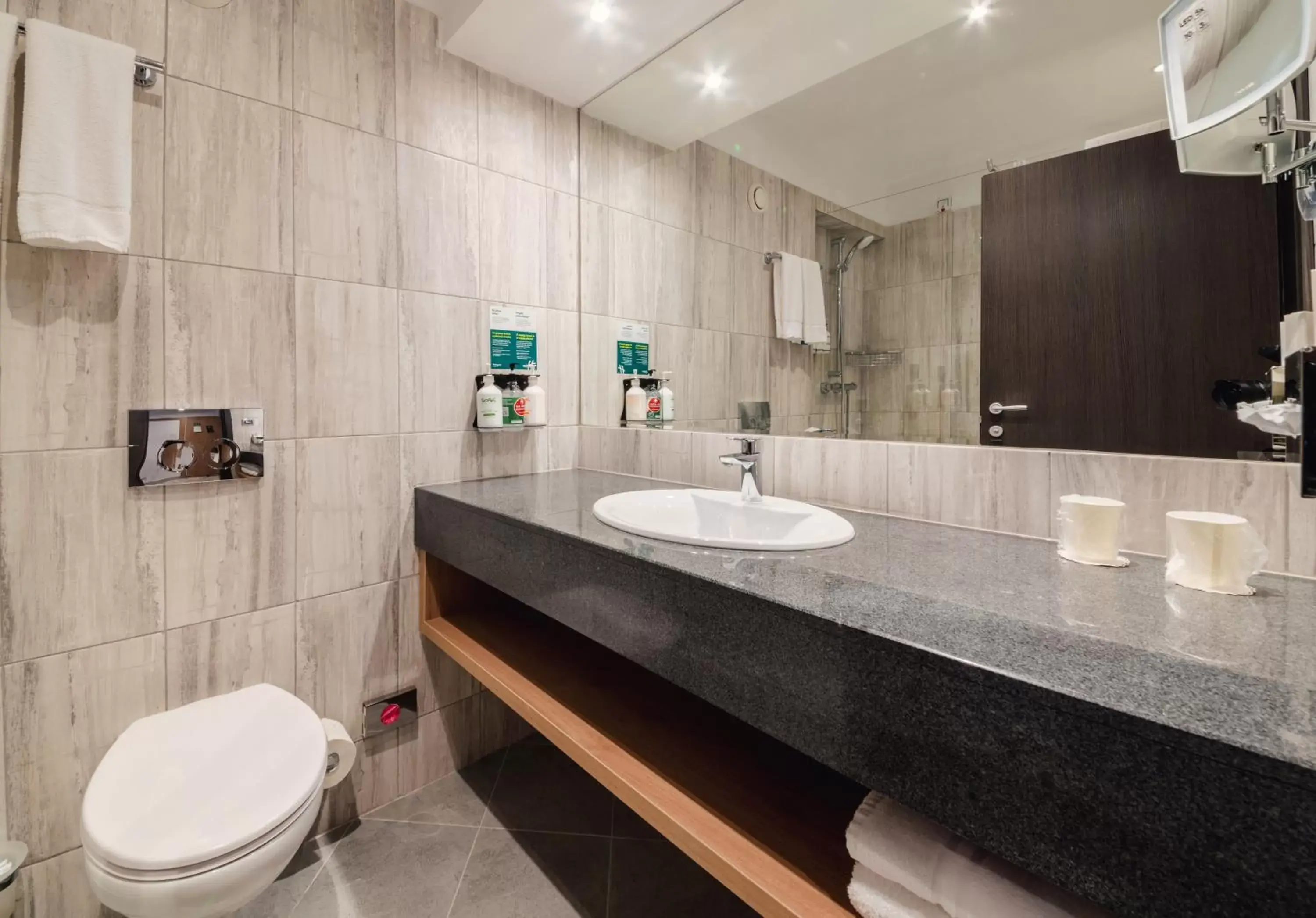 Toilet, Bathroom in Holiday Inn Bucharest - Times, an IHG Hotel