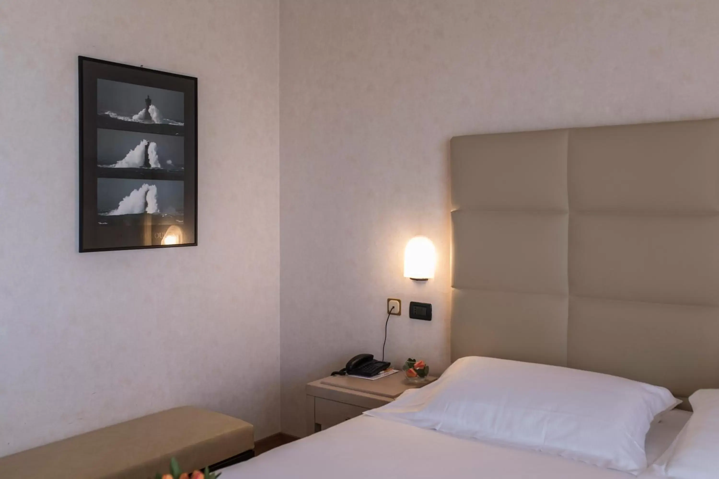 Bed in Hotel Donatello Imola