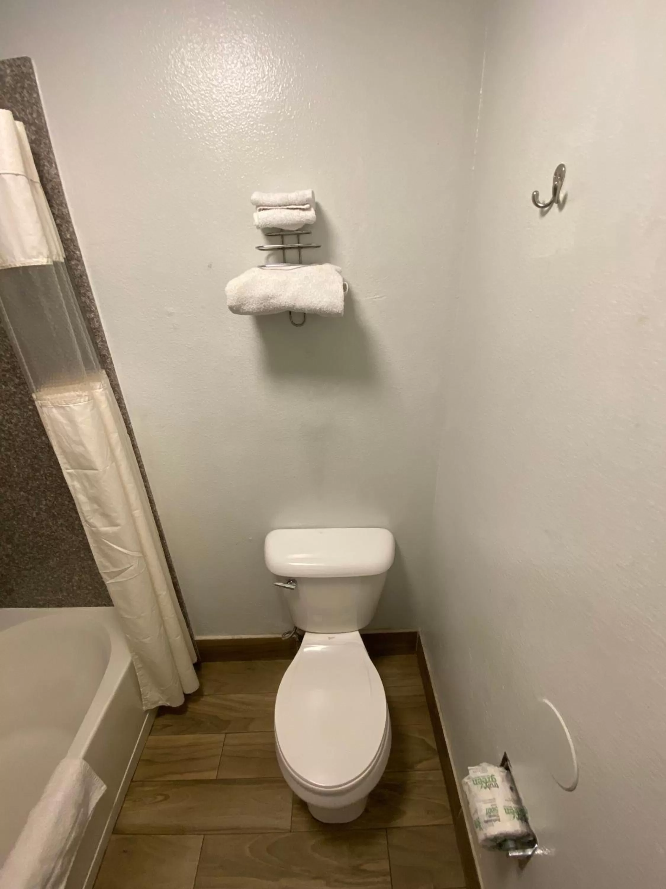 Toilet in Welcome Inn Corona