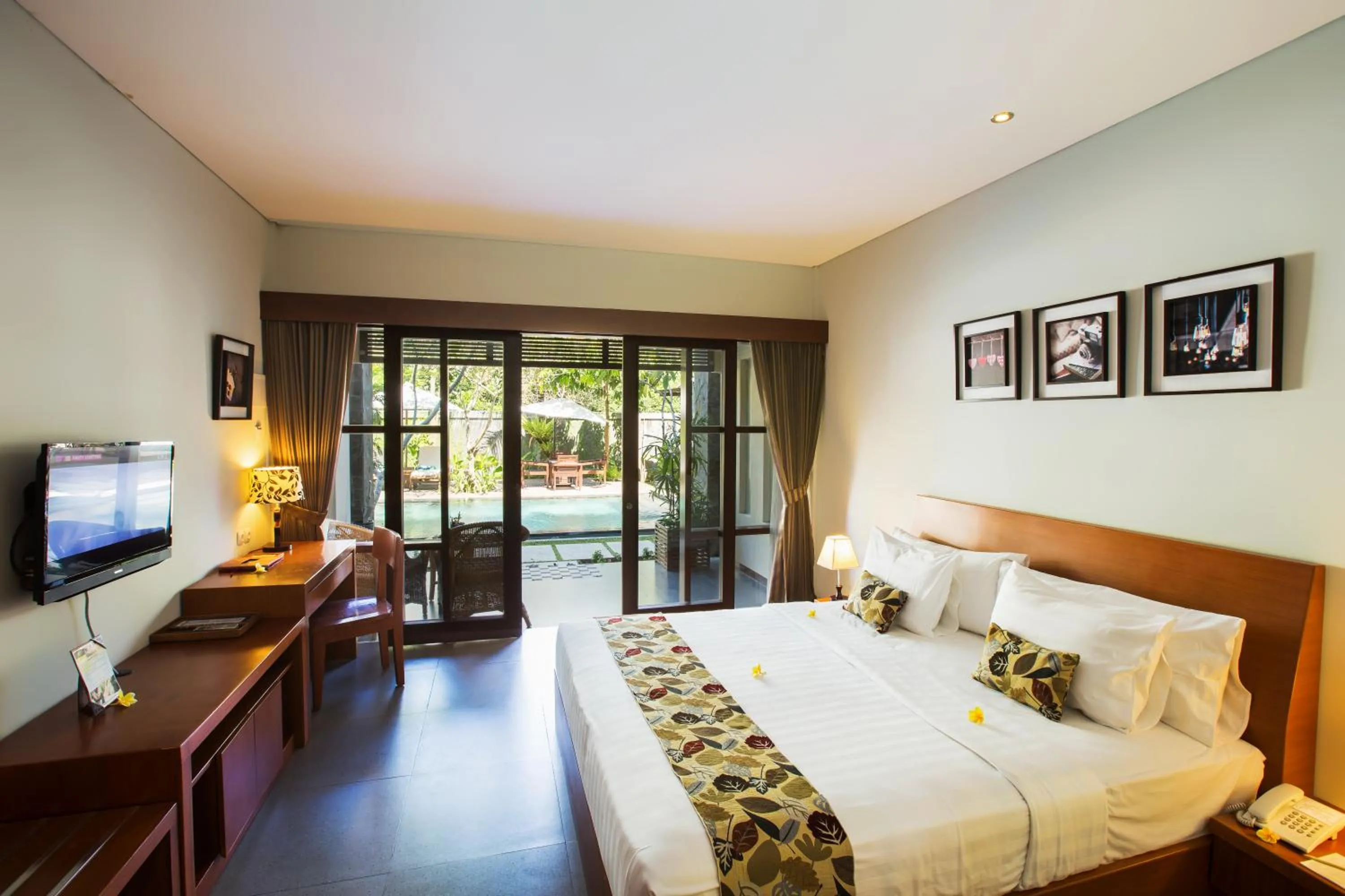 Bedroom, Bed in The Astari Villa and Residence