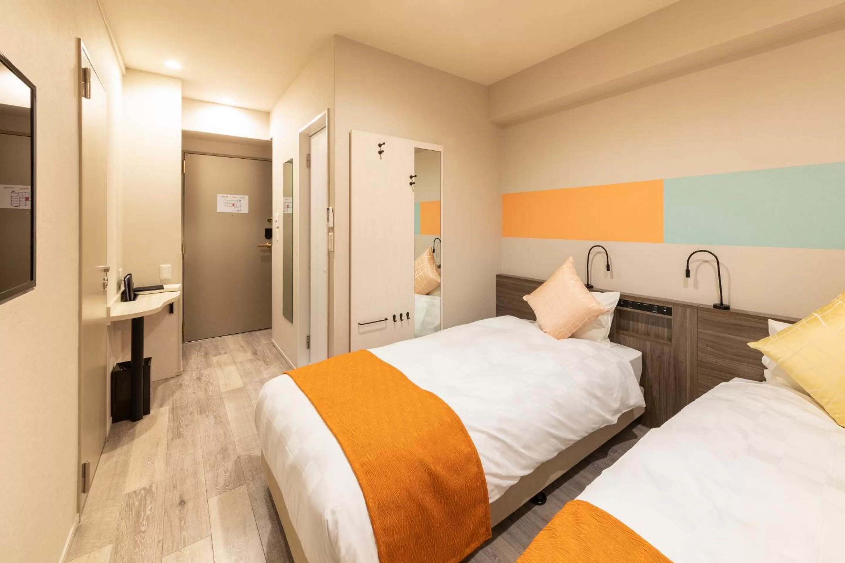 Photo of the whole room, Bed in SARASA HOTEL Dotonbori